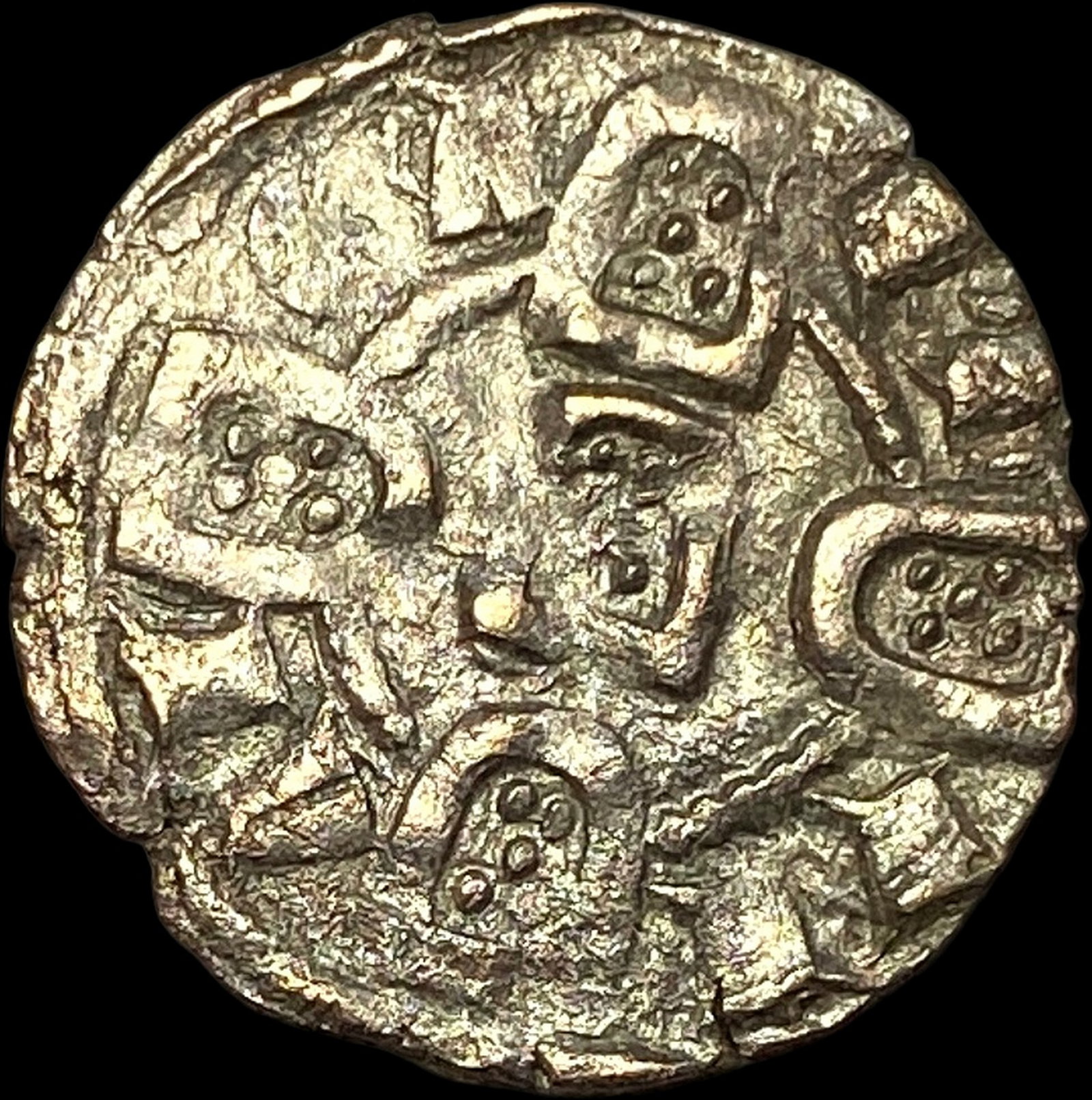 1261-1325 Portugal Crusades Dinis I Silver Dinero NEARLY UNCIRCULATED: 1261-1325 Portugal Crusades Dinis I Silver Dinero NEARLY UNCIRCULATED