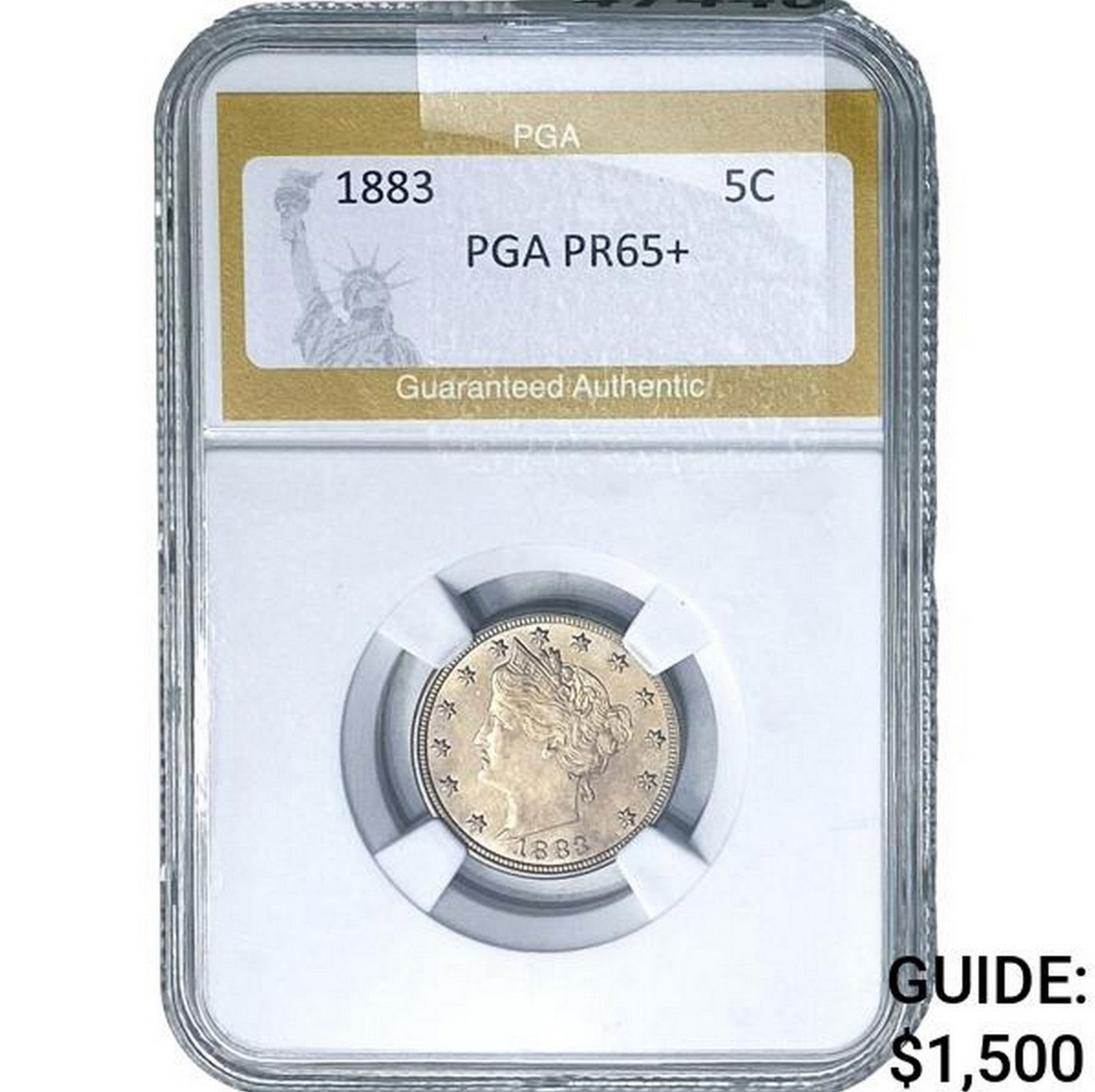 1883 Liberty Victory Nickel PGA PR65+ (1 of 2)