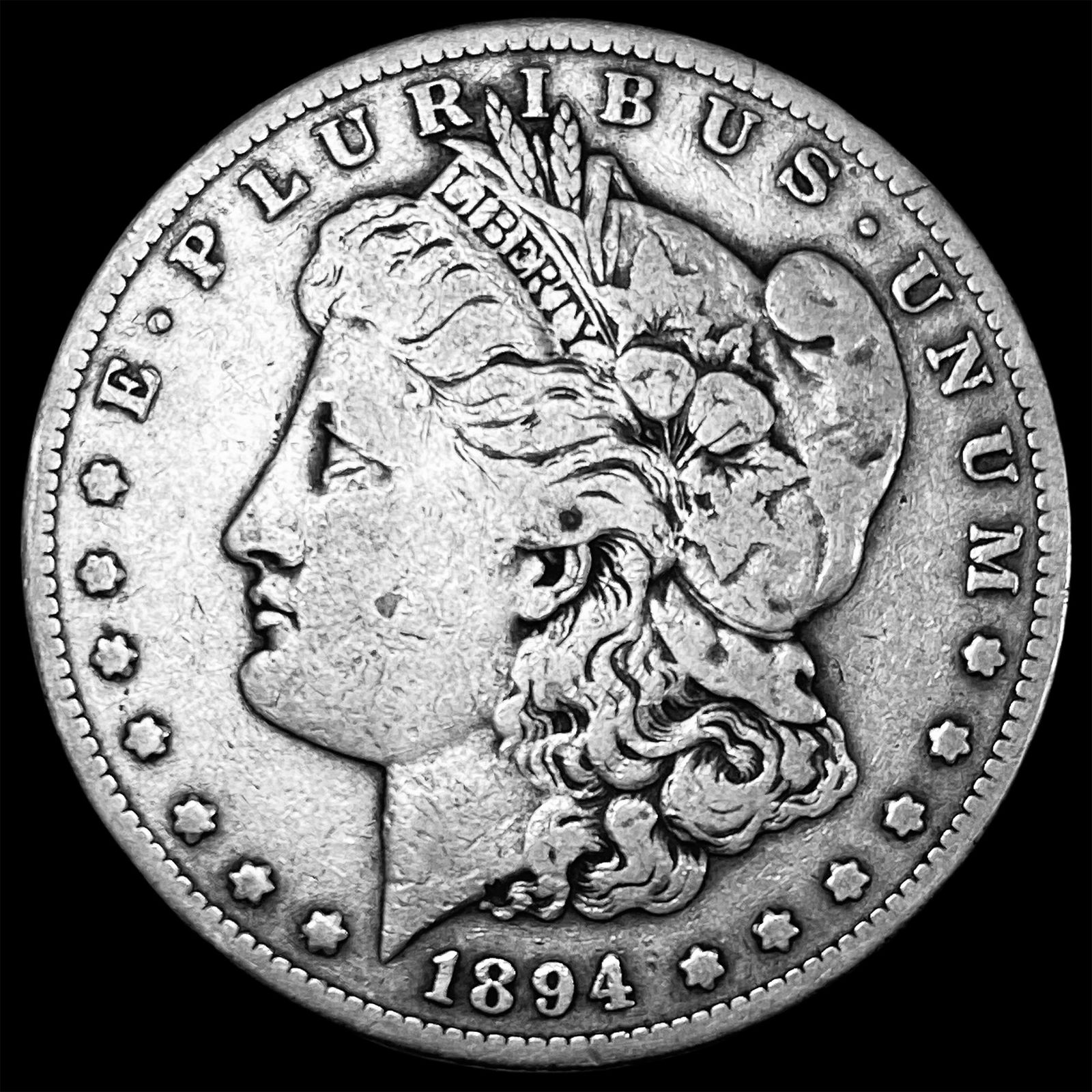1894-S Silver Morgan Dollar LIGHTLY  CIRCULATED (1 of 2)