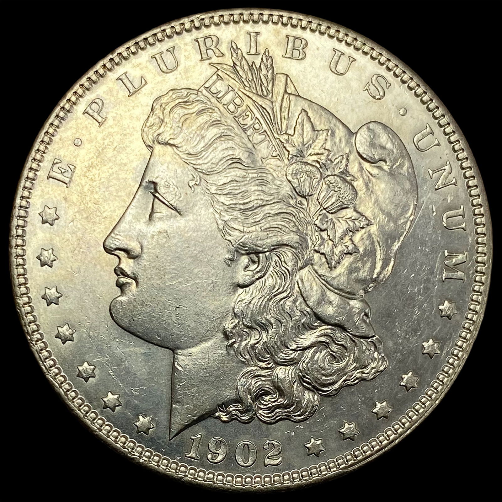 1902 Morgan Silver Dollar CLOSELY  UNCIRCULATED (1 of 2)