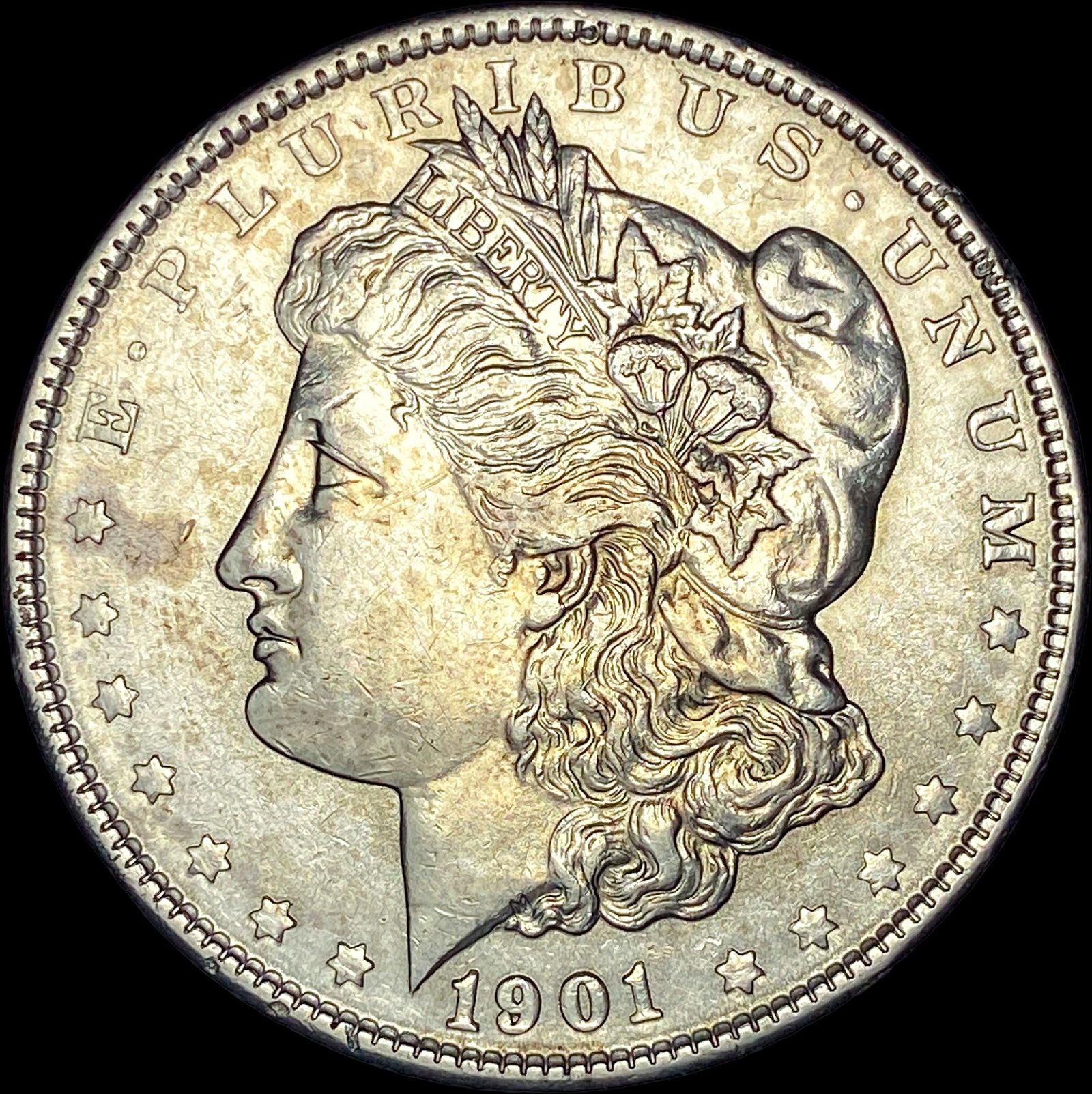 1901 Silver Morgan Dollar CLOSELY  UNCIRCULATED (1 of 2)