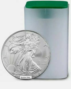 [20 coins] American Silver Eagle Mixed Date BU: [20 coins] American Silver Eagle Mixed Date