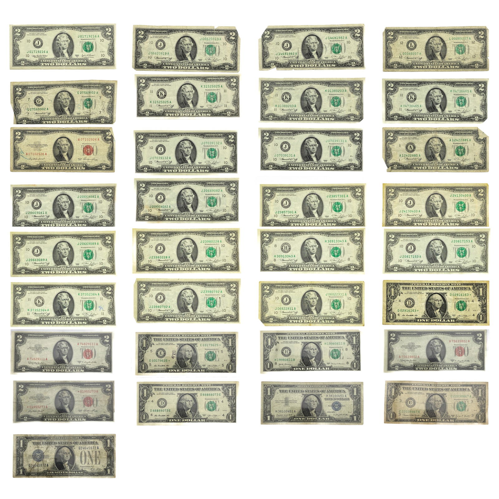 US Paper Currency Lot (1 of 2)