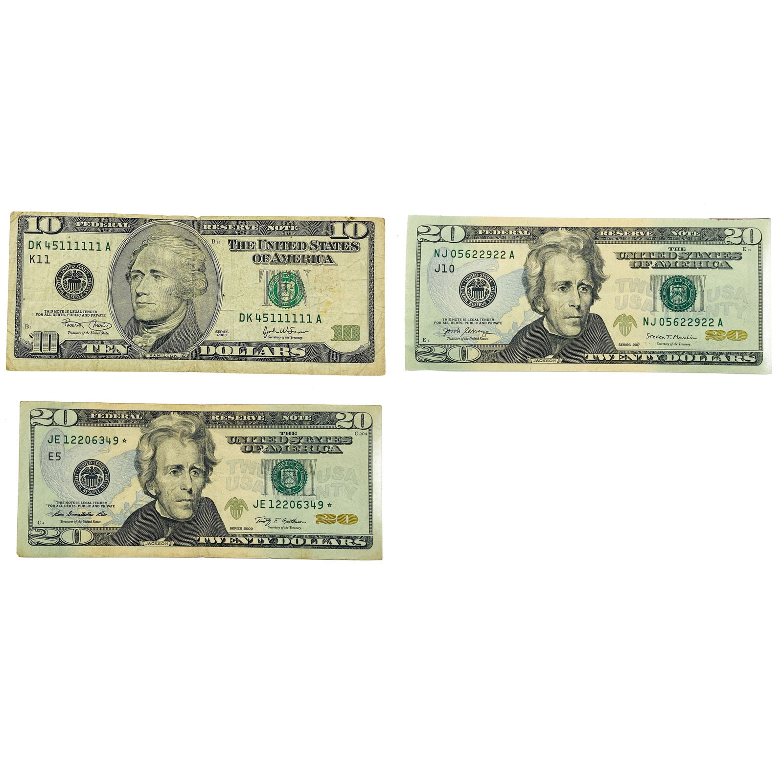 US Paper Currency Lot (1 of 7)