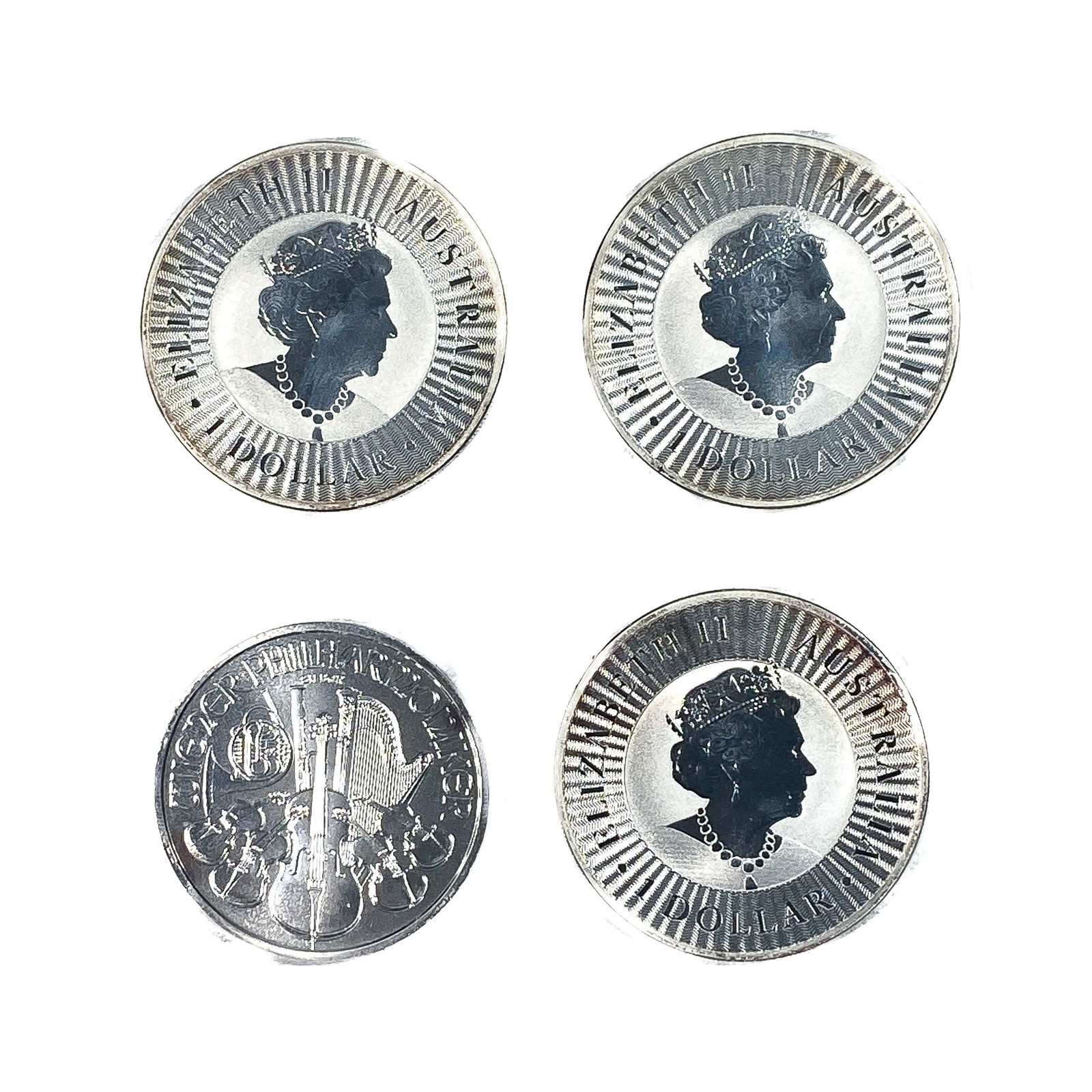 4 1oz Silver Coins Lot (1 of 2)