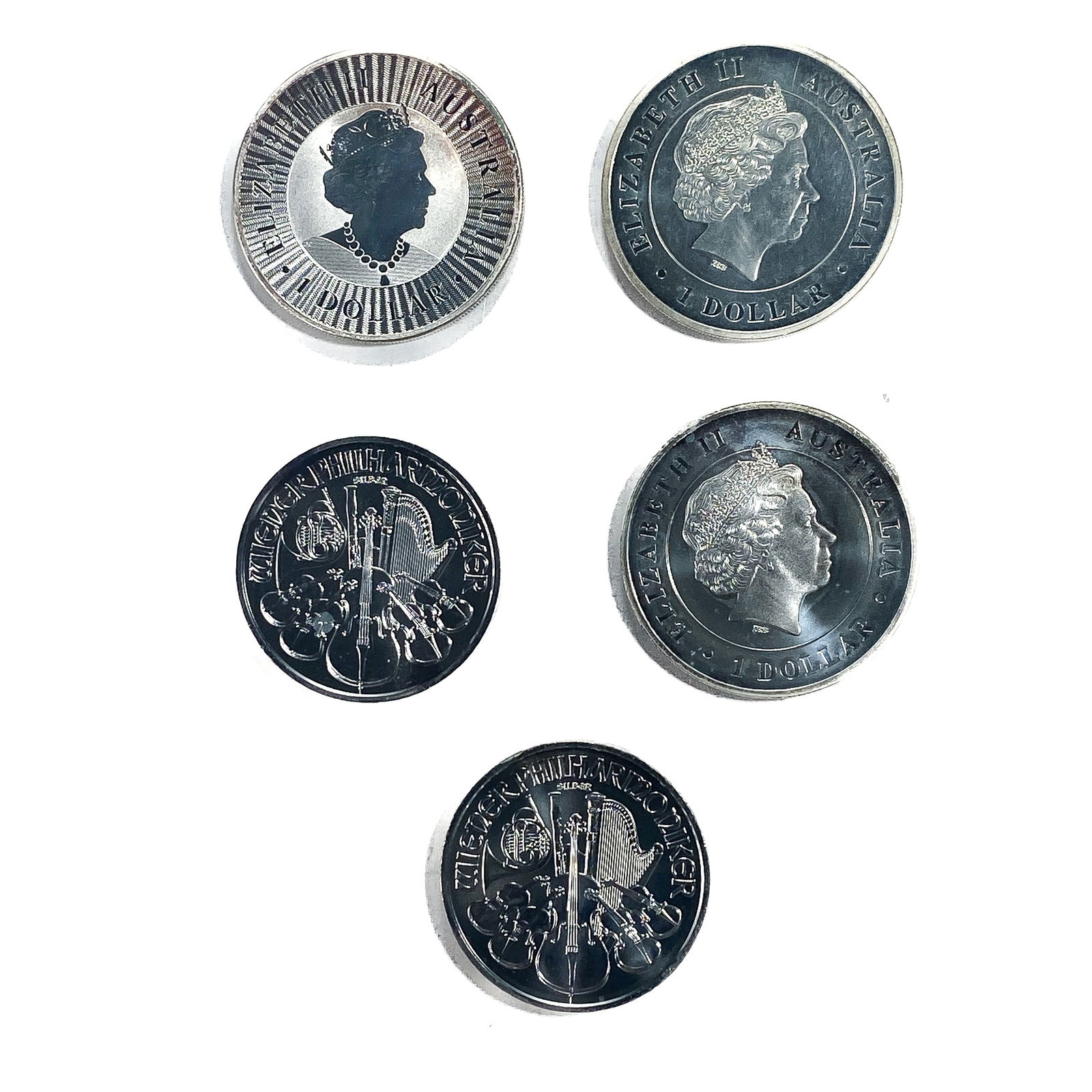 [5] 1oz Silver Coin Lot (1 of 2)