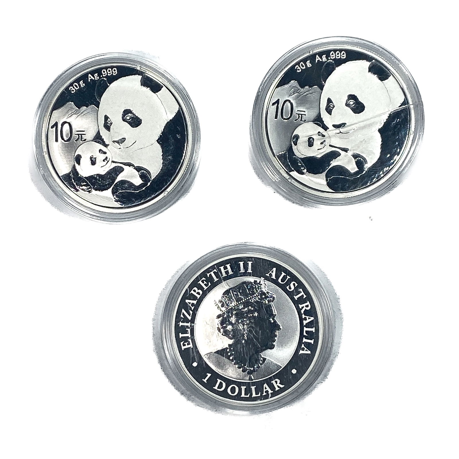 [3] 2019 1oz Silver Coin Lot (1 of 2)