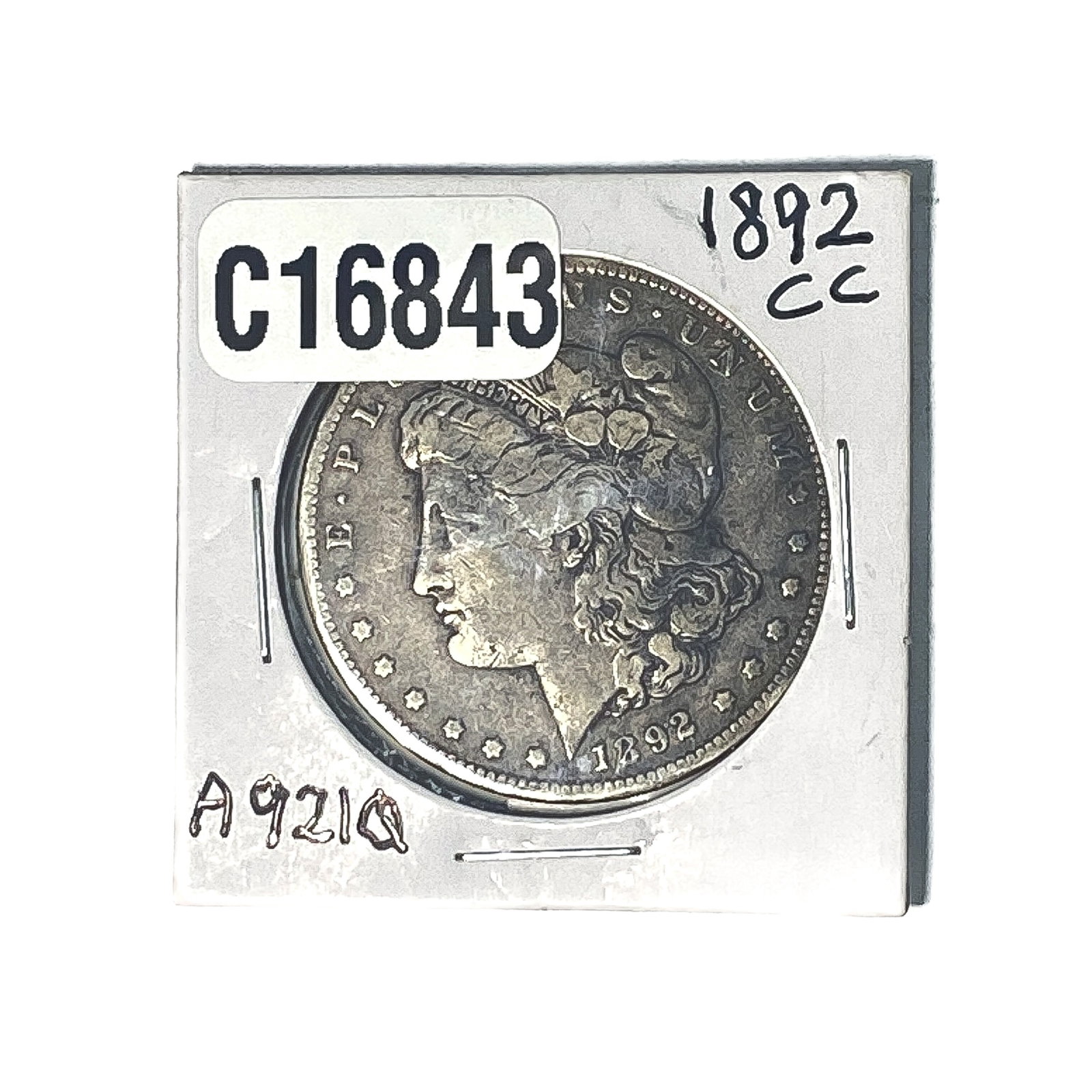1892-CC Morgan Silver Dollar: 1892-CC Morgan Silver Dollar