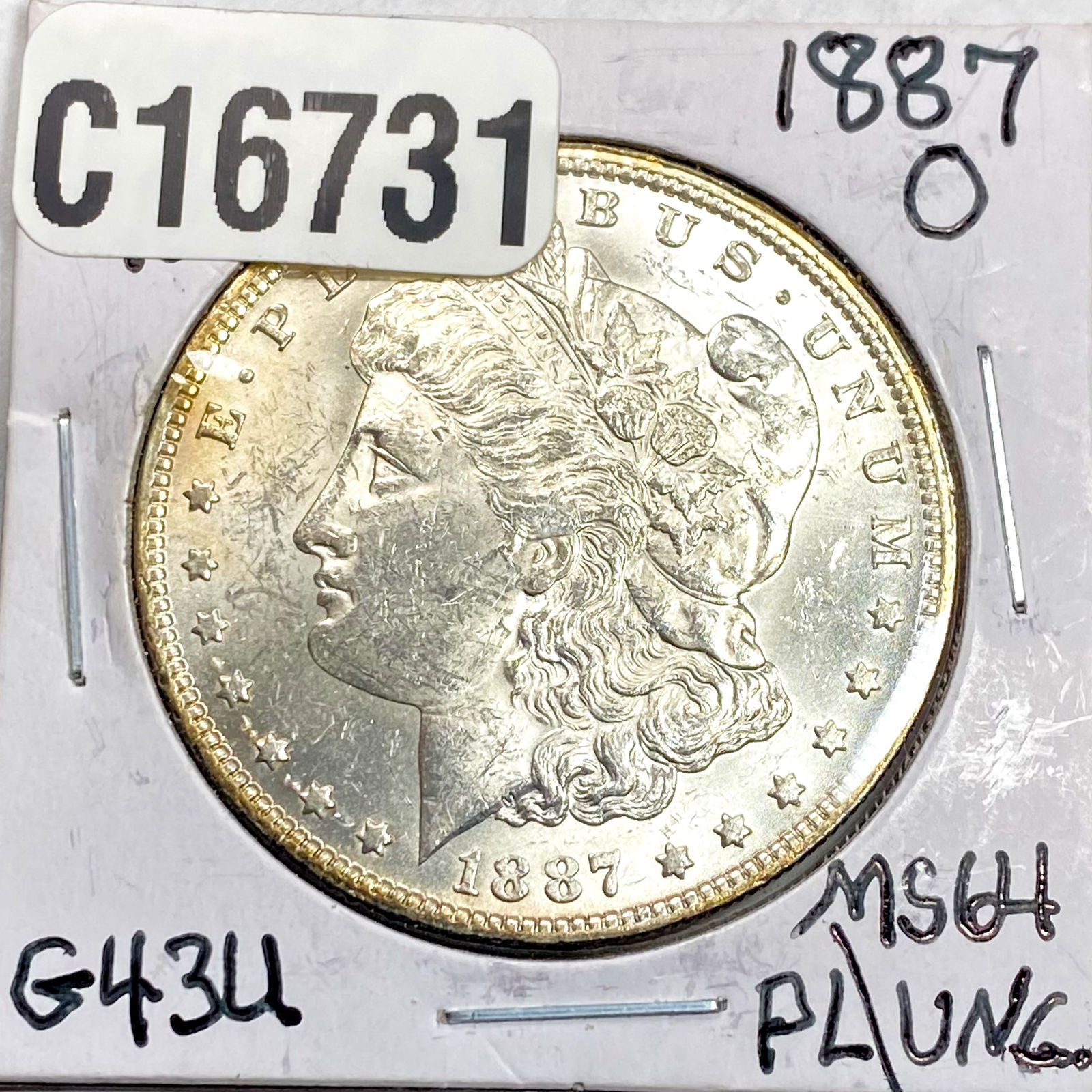 1887 Morgan Silver Dollar : 1887 Morgan Silver Dollar