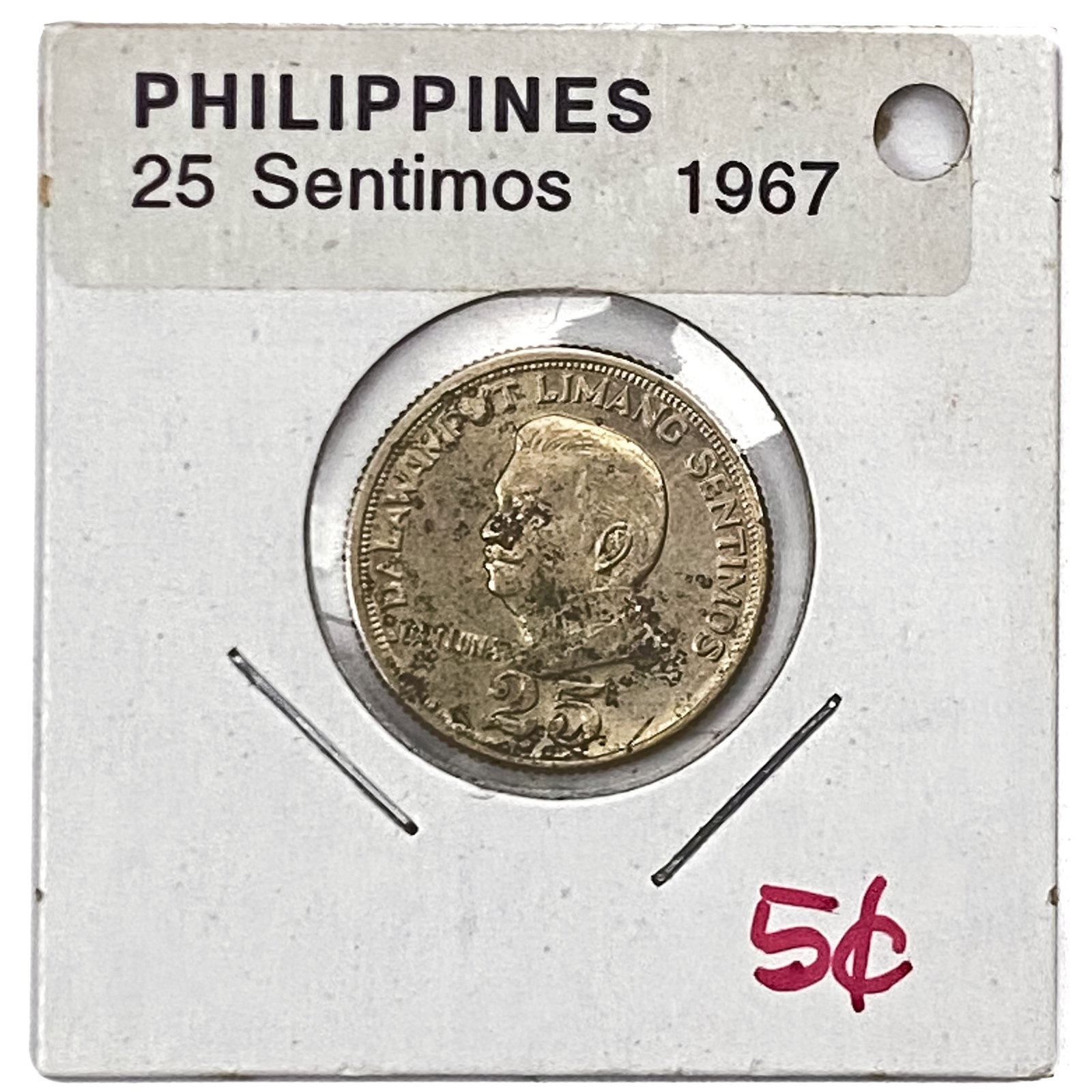 1967 Philippines 25 Sentimos : 1967 Philippines 25 Sentimos