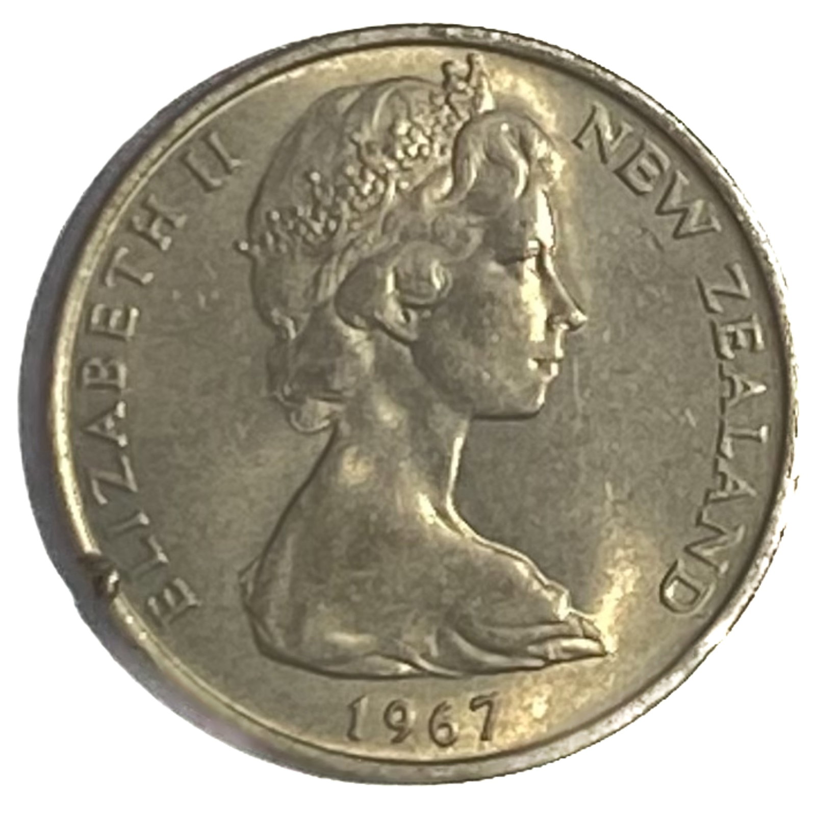1967 New Zealand 10 Cents : 1967 New Zealand 10 Cents