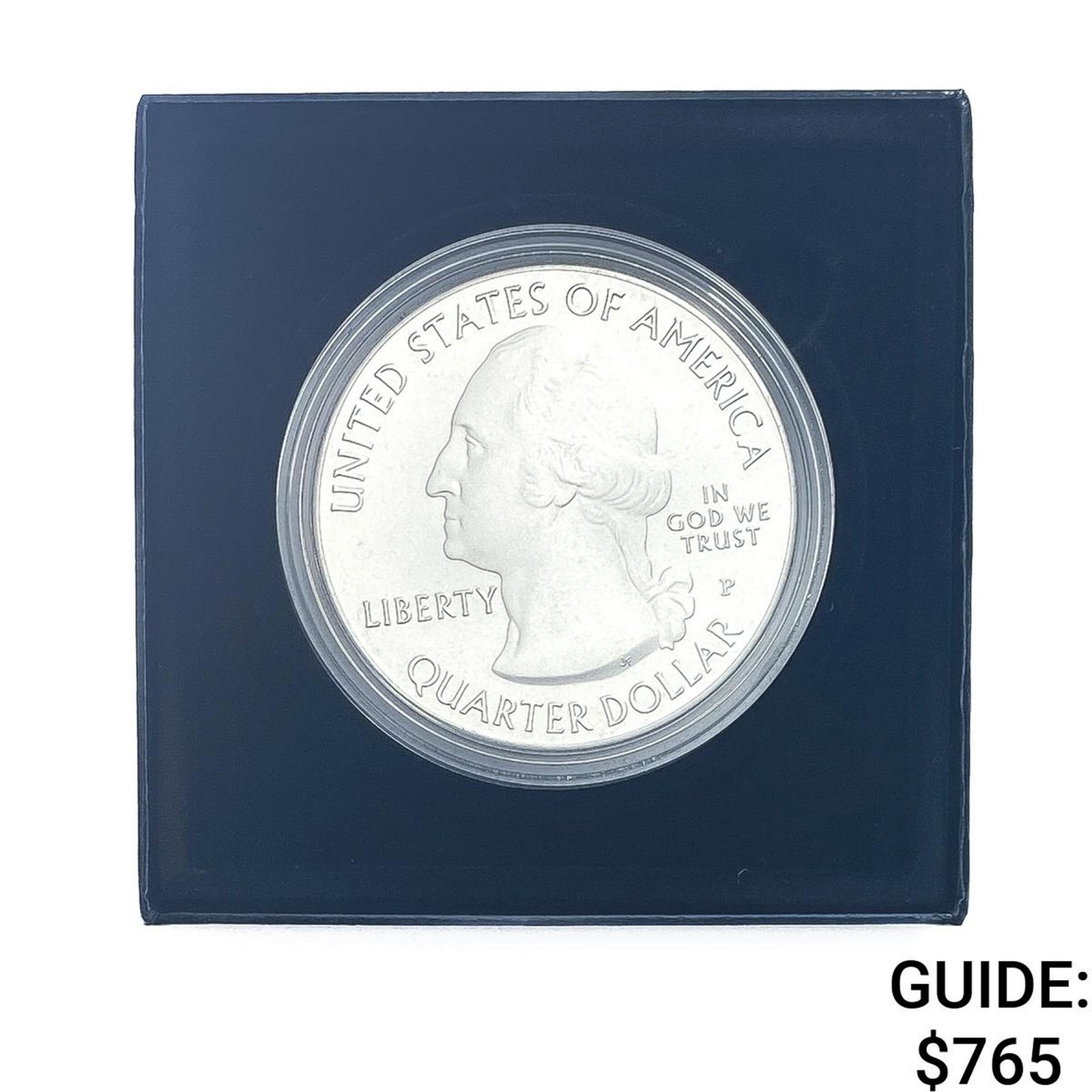 2015-P Saratoga Nat. Historical Park NY 5oz Silver 25C: 2015-P Saratoga Nat. Historical Park NY 5oz Silver 25C