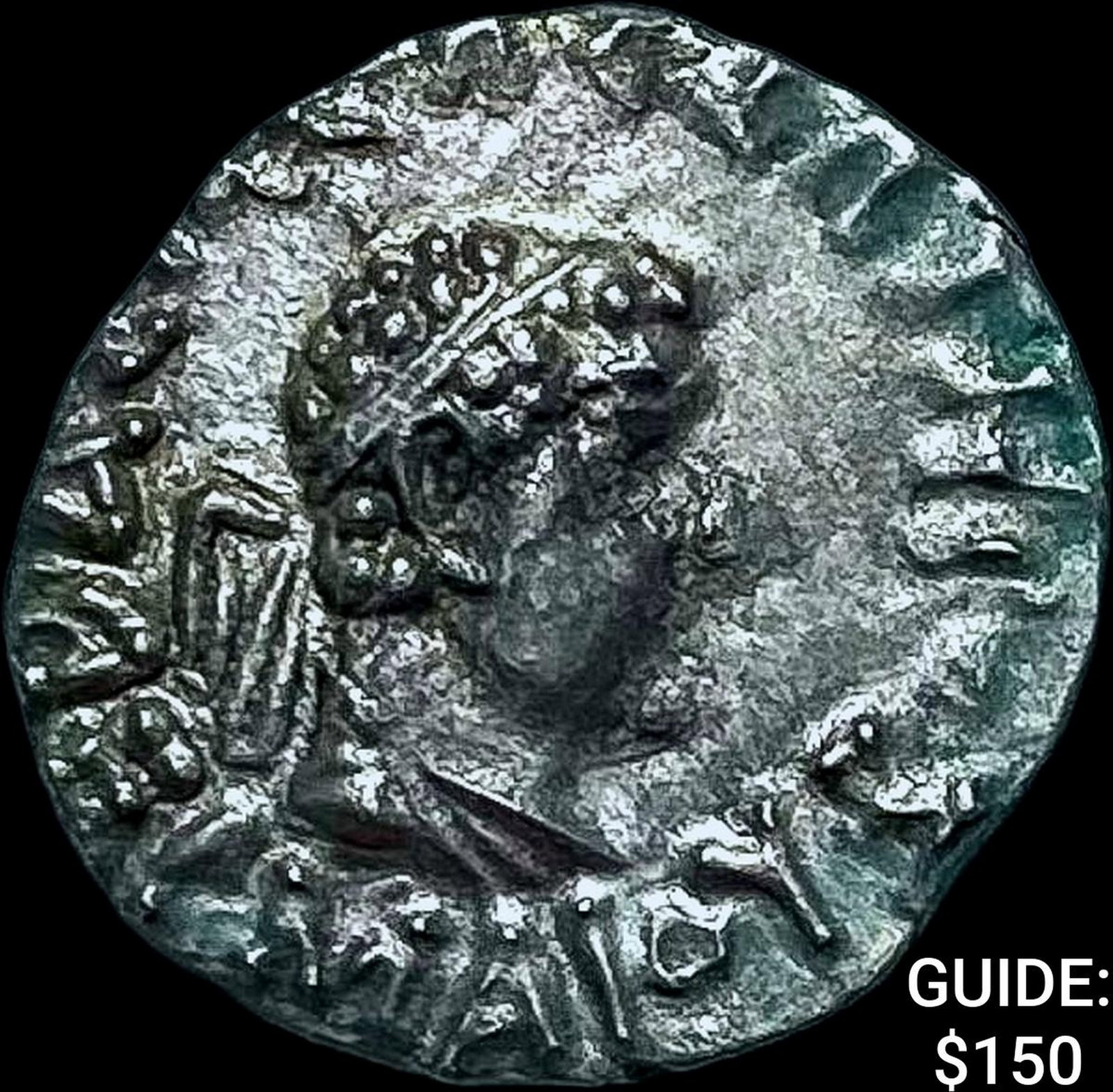 Bactria Posthumous 70-50 BC Drachm CLOSELY UNCIRCULATED: Bactria Posthumous 70-50 BC Drachm CLOSELY UNCIRCULATED