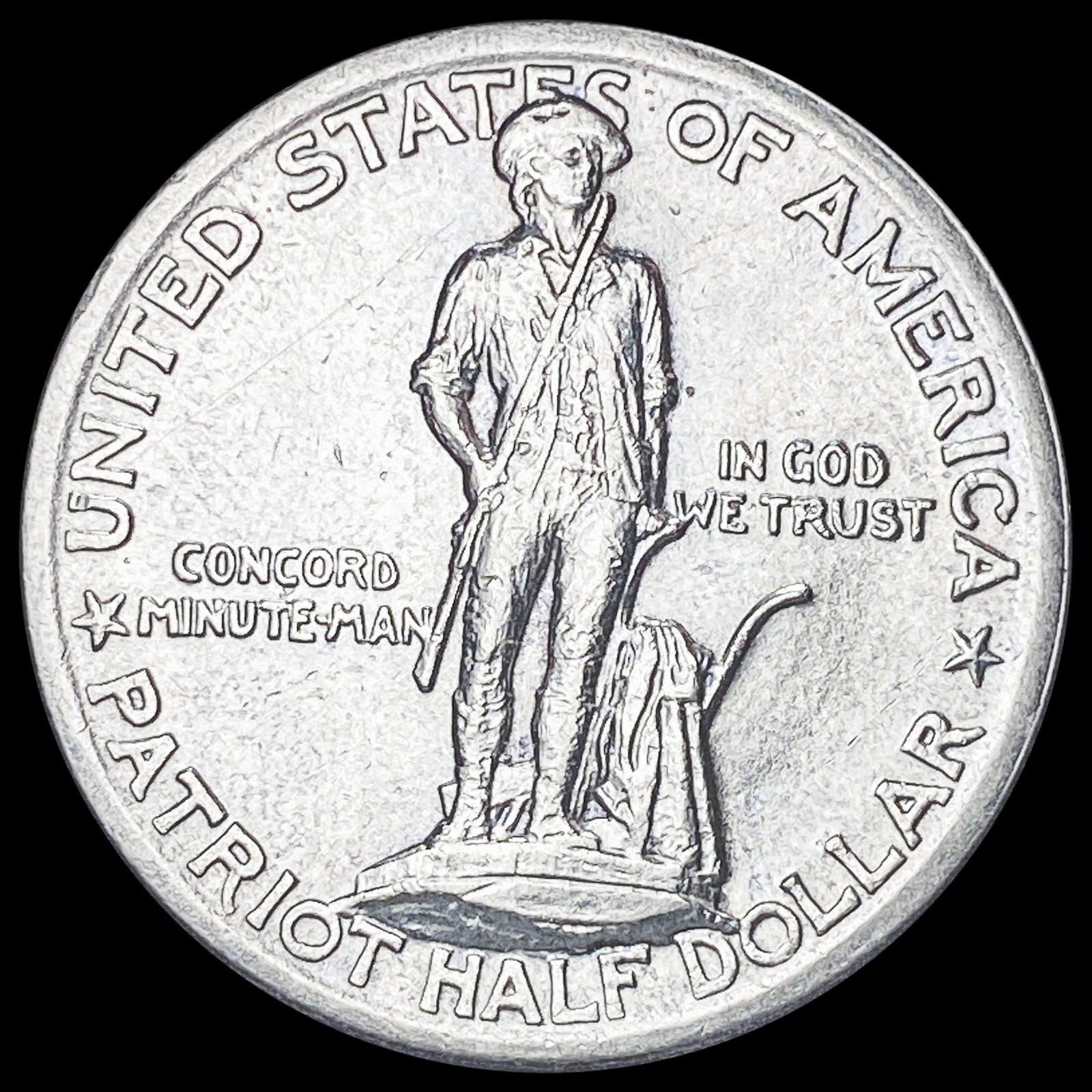 1925 Silver Lexington-Concord Half Dollar UNCIRCULATED: 1925 Silver Lexington-Concord Half Dollar UNCIRCULATED