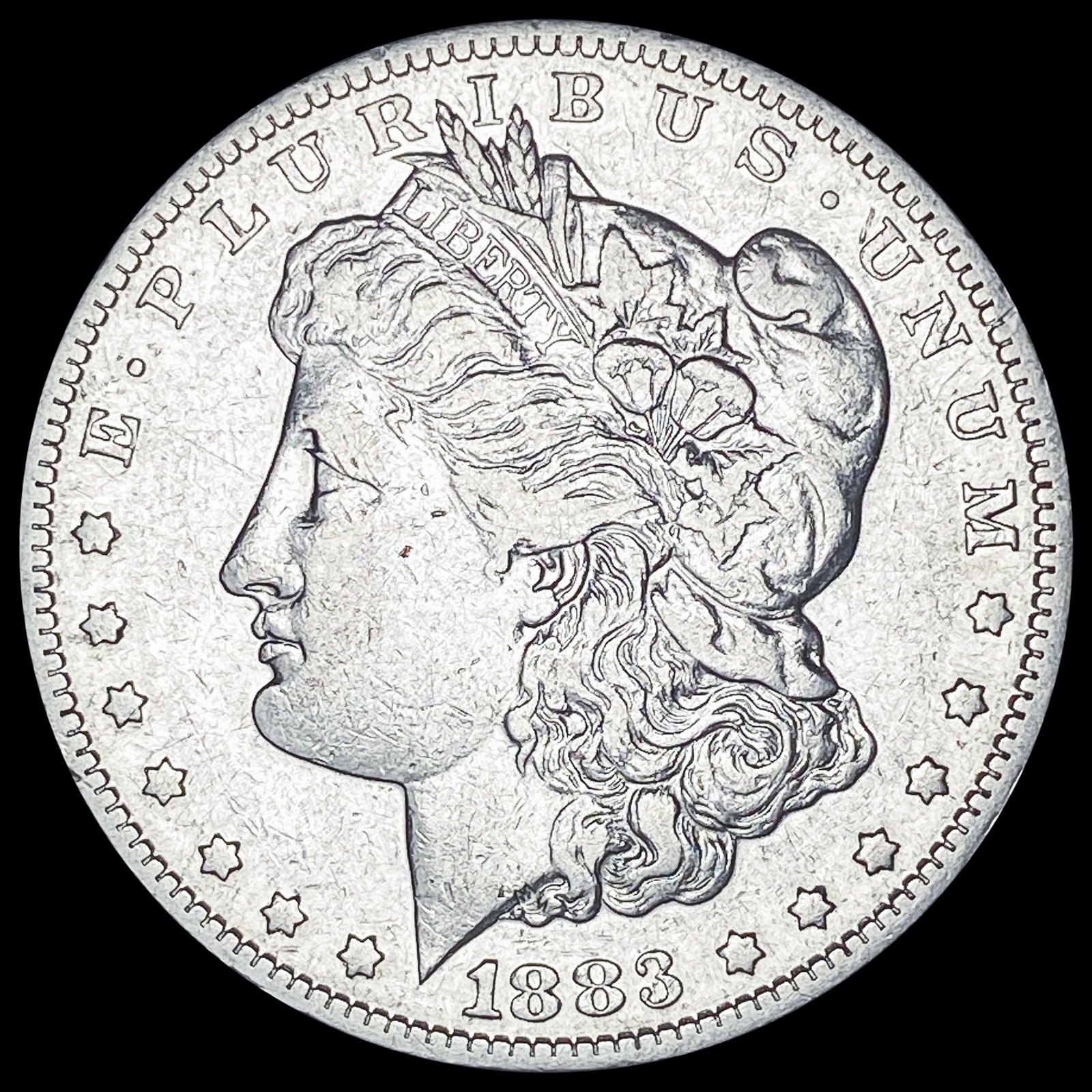 1883-S Silver Morgan Dollar LIGHTLY CIRCULATED: 1883-S Silver Morgan Dollar LIGHTLY CIRCULATED
