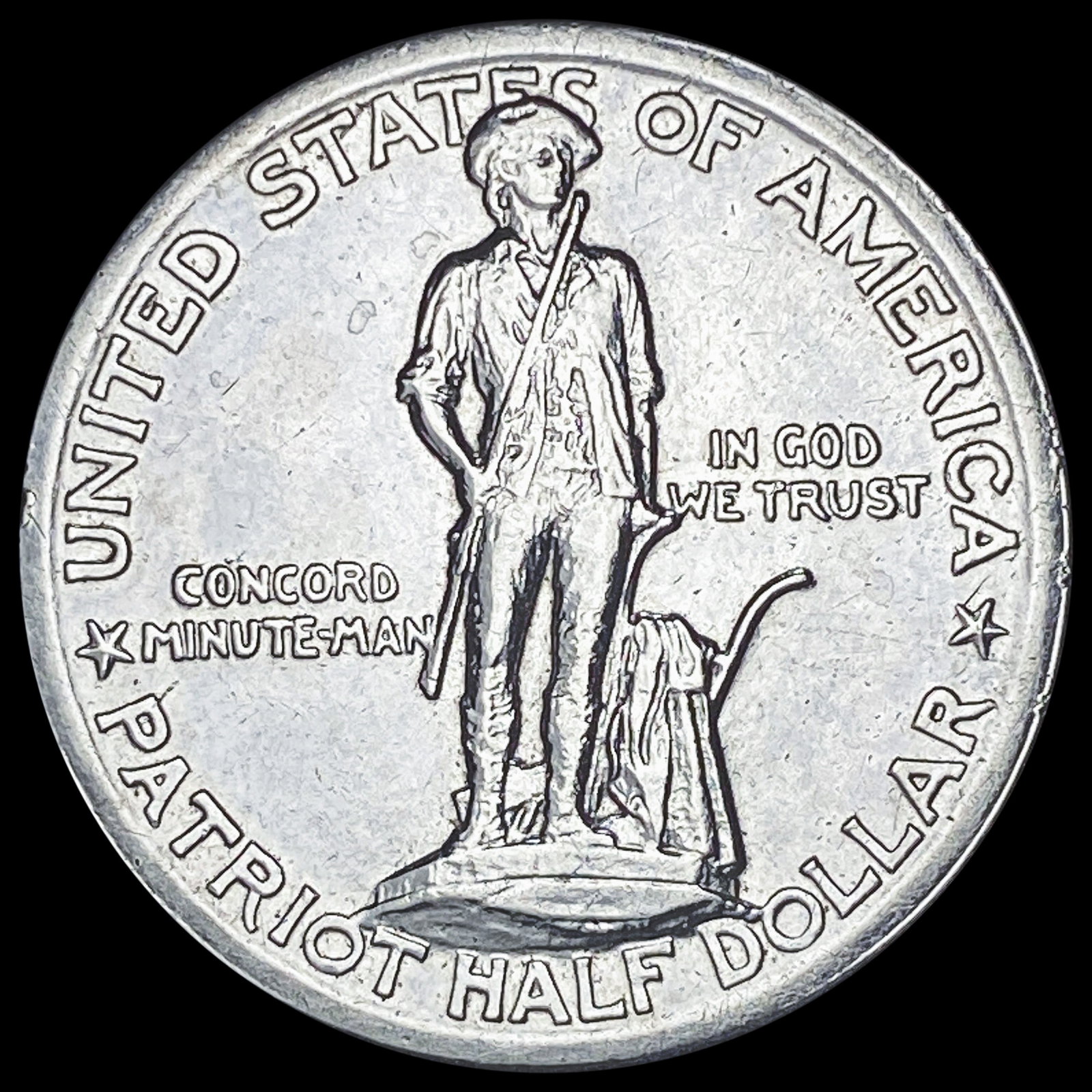 1925 Silver Lexington-Concord Half Dollar HIGH GRADE: 1925 Silver Lexington-Concord Half Dollar HIGH GRADE