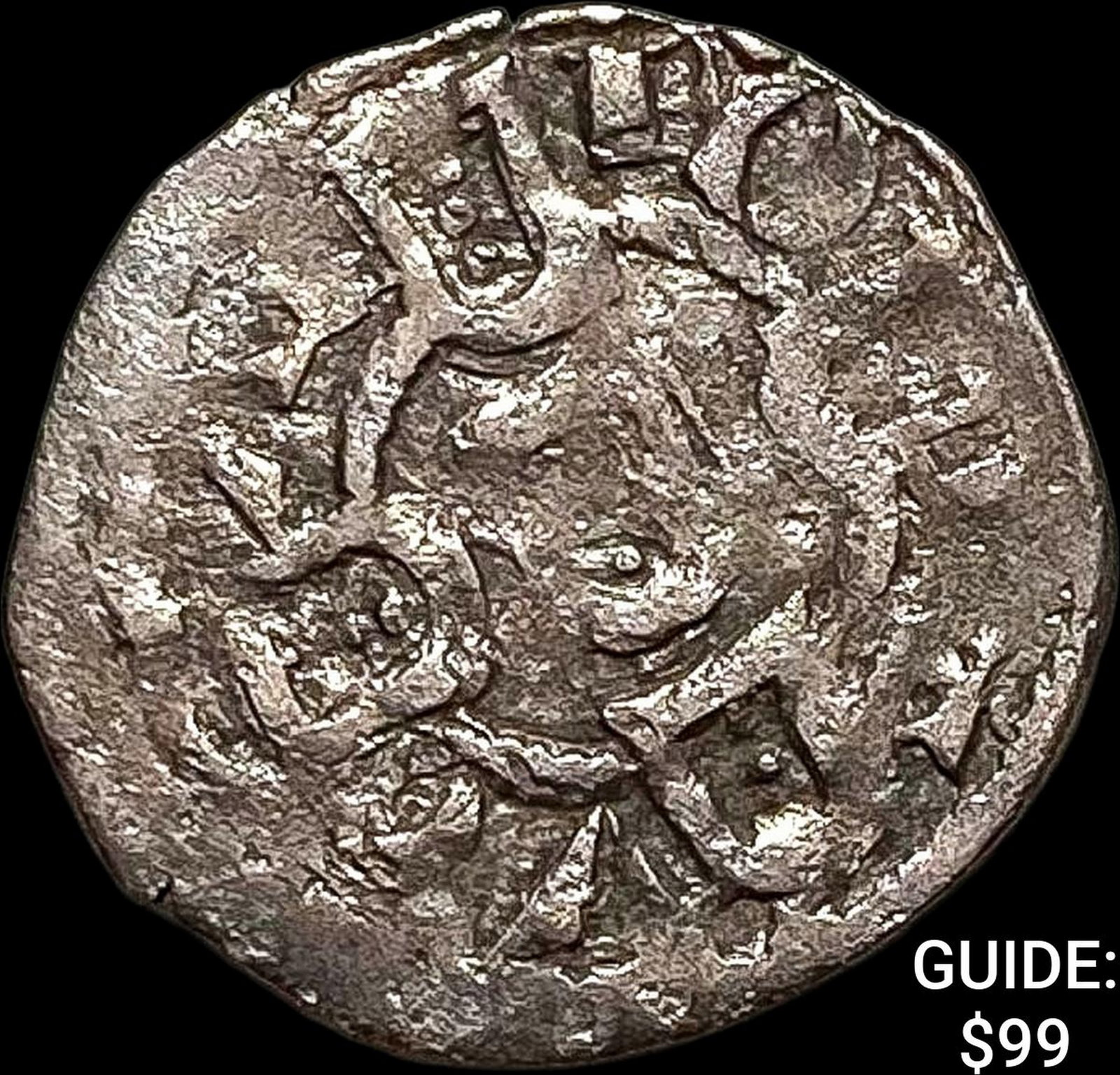 1248-1279 Portugal Alfonso III Silver Denero NEARLY UNCIRCULATED: 1248-1279 Portugal Alfonso III Silver Denero NEARLY UNCIRCULATED