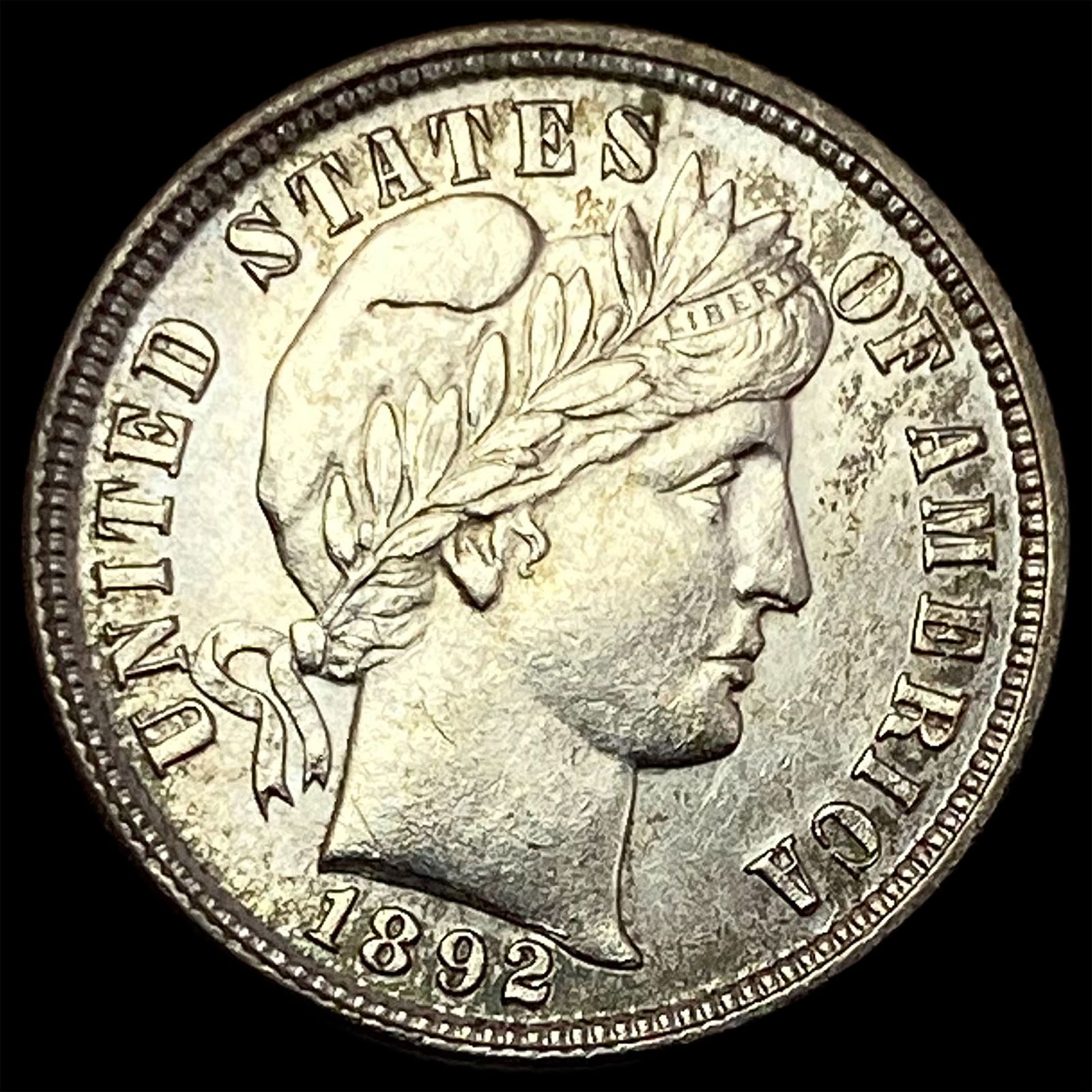 1892 Silver Barber Dime UNCIRCULATED (1 of 2)