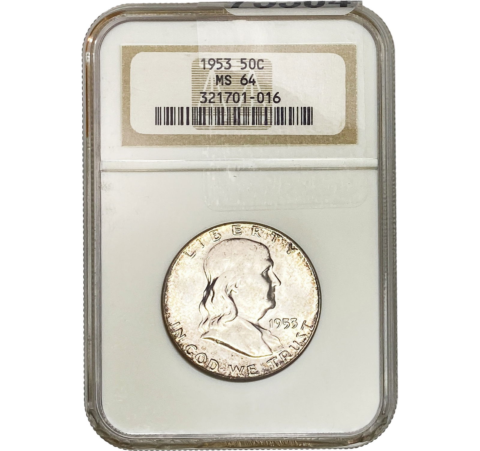 1953 Franklin Half Dollar NGC MS64 (1 of 2)