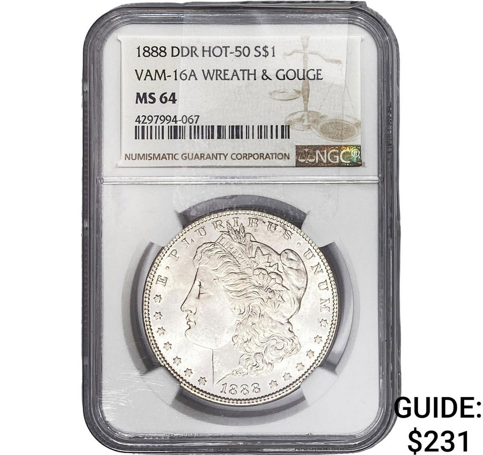 1888 Morgan Silver Dollar NGC MS64 (1 of 2)