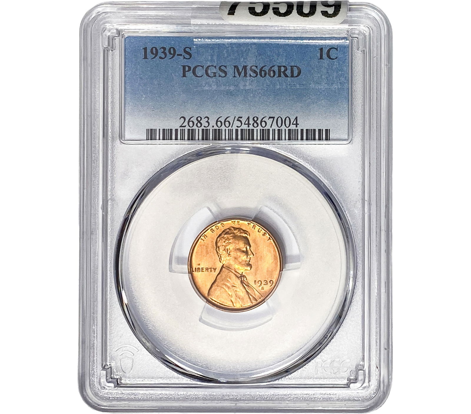 1939-S Wheat Cent PCGS MS66 RD (1 of 2)
