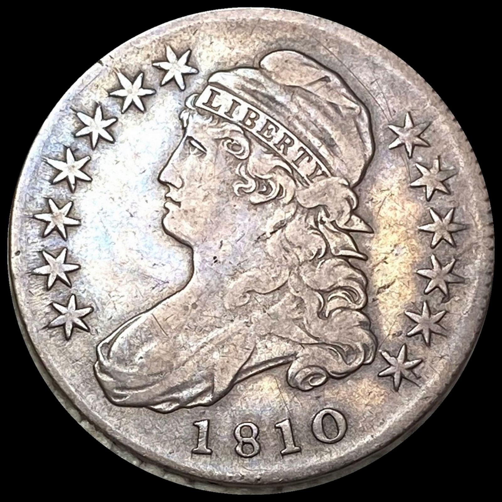 1810 Capped Bust Half Dollar LIGHTLY CIRCULATED (1 of 2)
