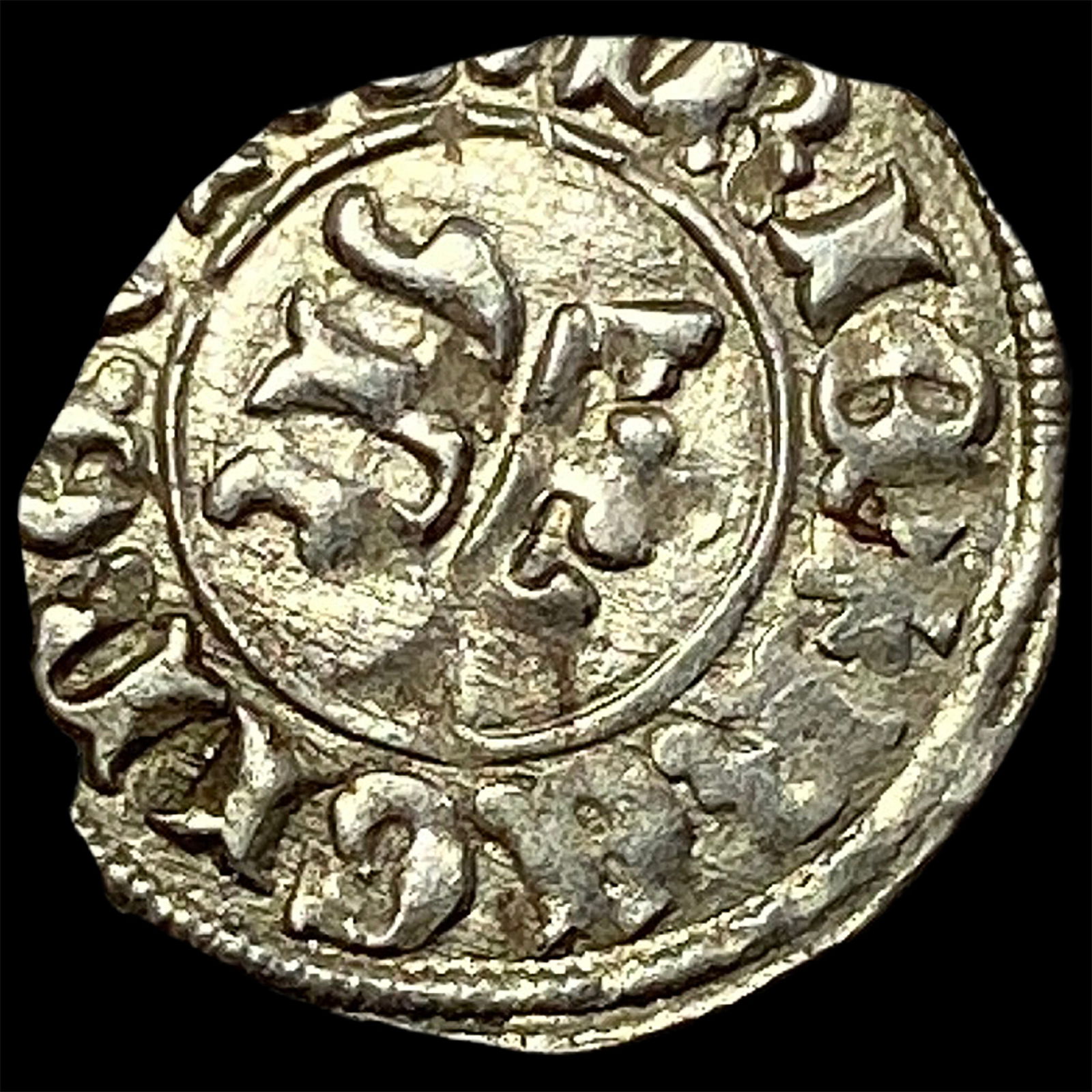 1382-1395 Hungary Mary SIlver Denier CLOSELY UNCIRCULATED (1 of 2)