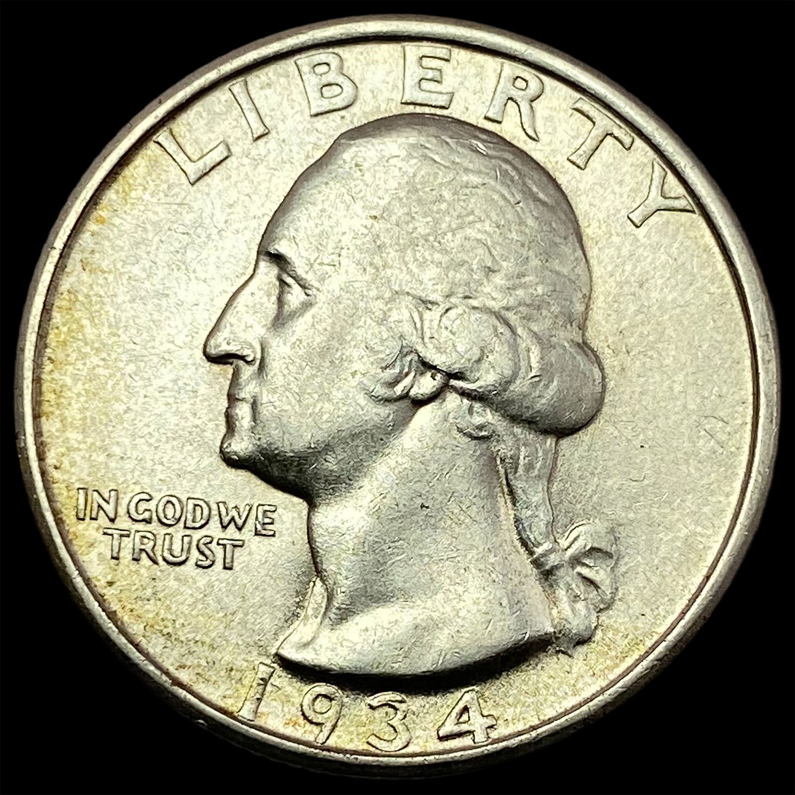 1934-D Silver Washington Quarter CLOSELY  UNCIRCULATED (1 of 2)