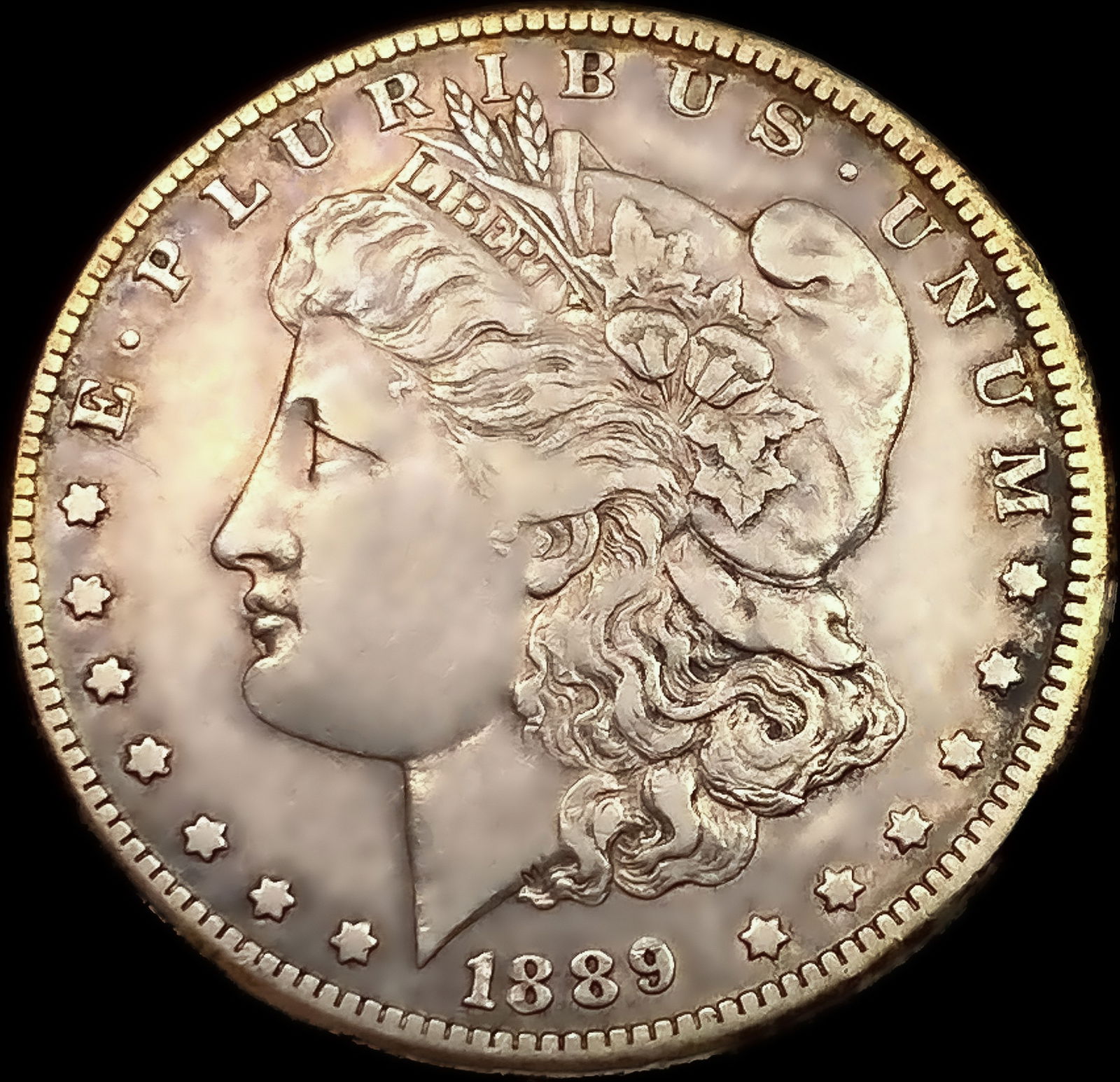1889-CC Morgan Silver Dollar CLOSELY UNCIRCULATED (1 of 2)
