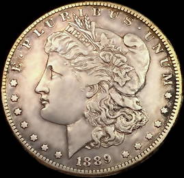 1889-CC Morgan Silver Dollar