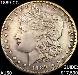 1889-CC Morgan Silver Dollar CLOSELY UNCIRCULATED