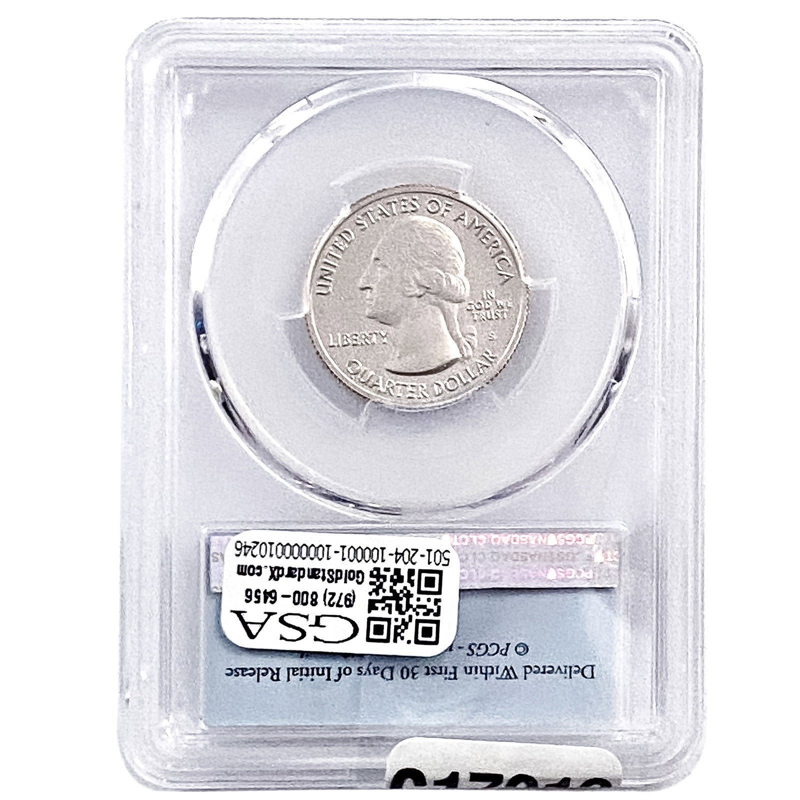 2017-S George Rogers Clark NP 25C PCGS SP70: 2017-S George Rogers Clark NP 25C PCGS SP70