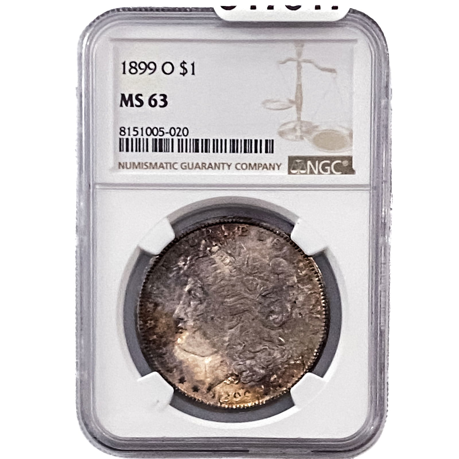 1889-O Morgan Silver Dollar NGC MS63 (1 of 2)