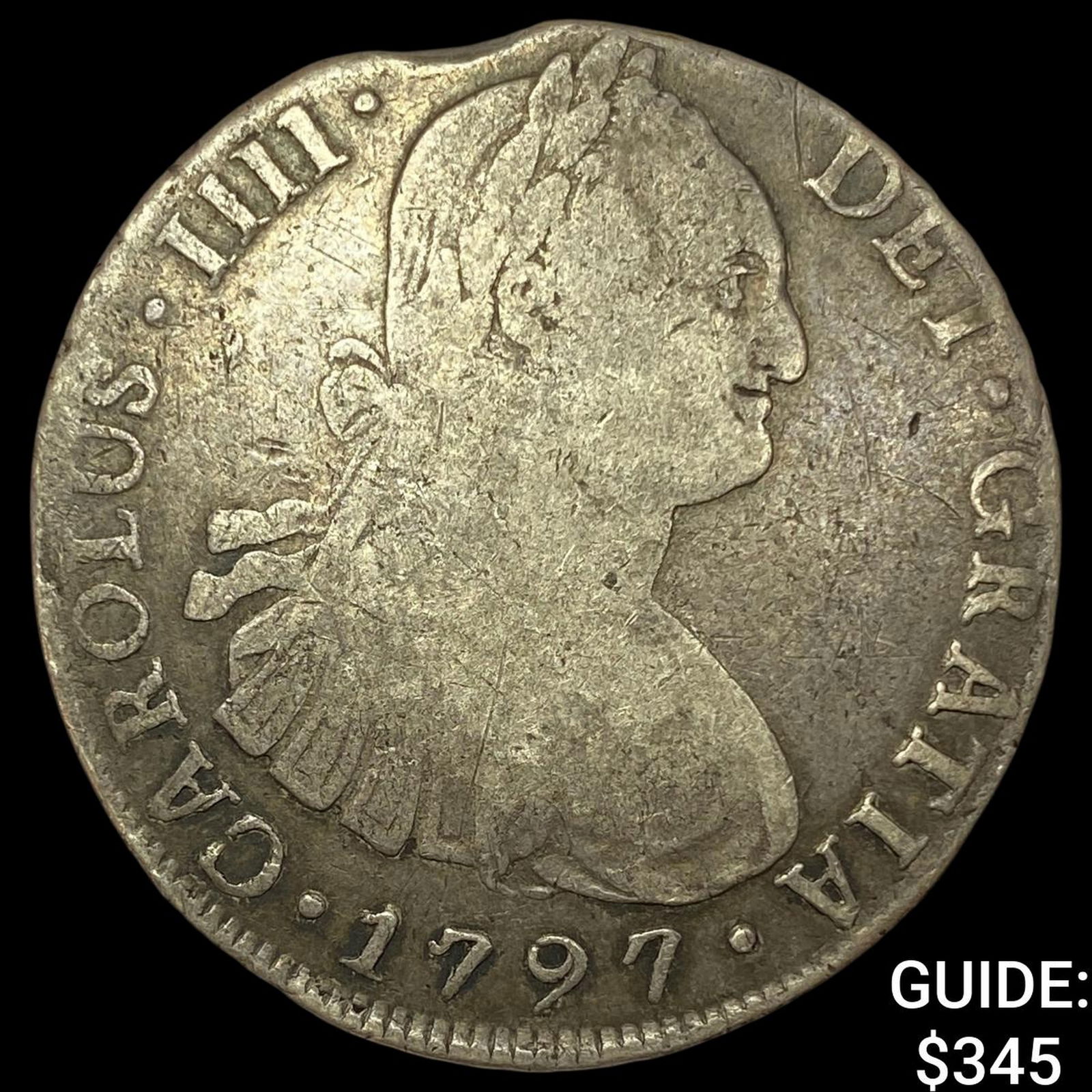 1797 Peru Lima SIlver 8 Reales (1 of 2)