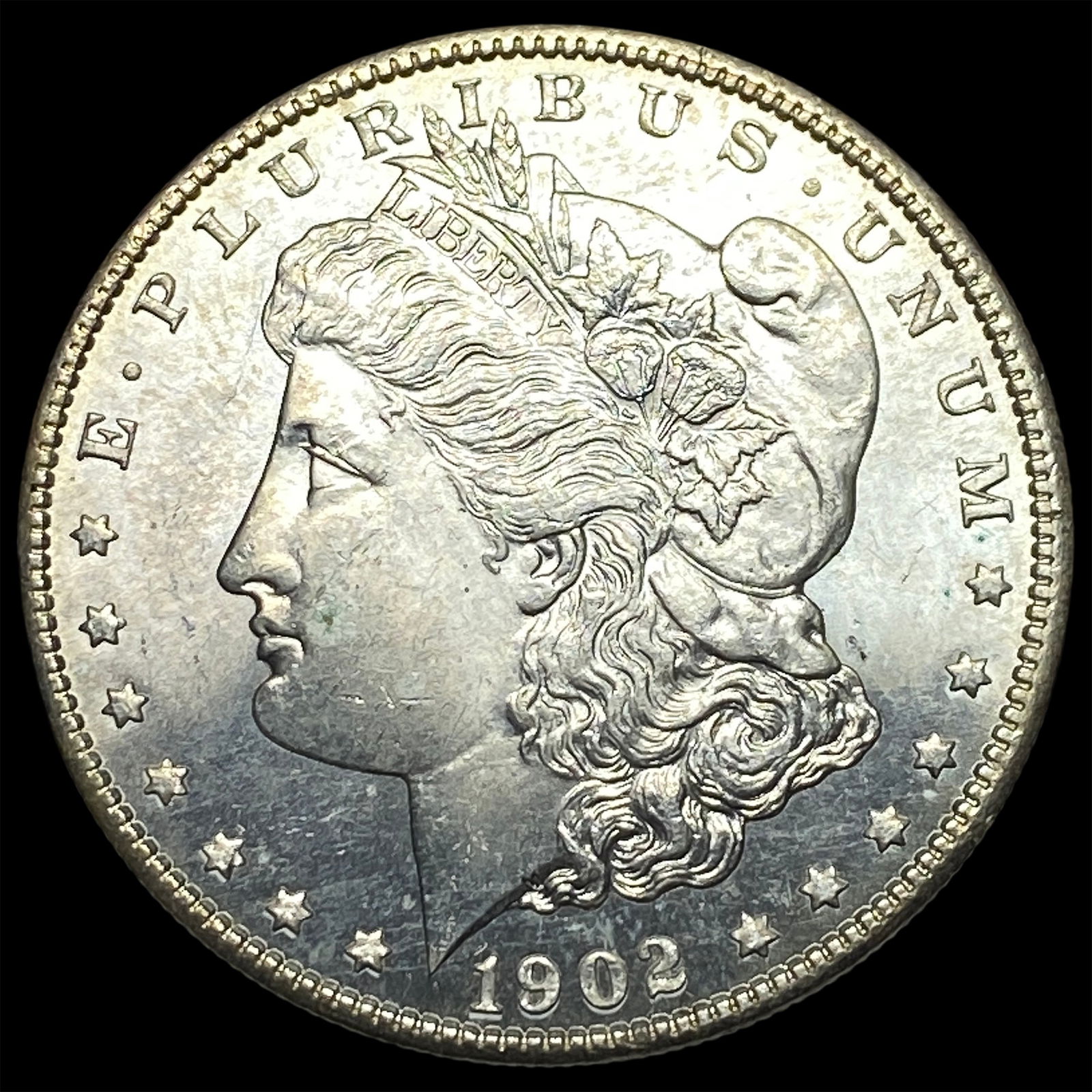 1902-S Silver Morgan Dollar CHOICE BU (1 of 2)