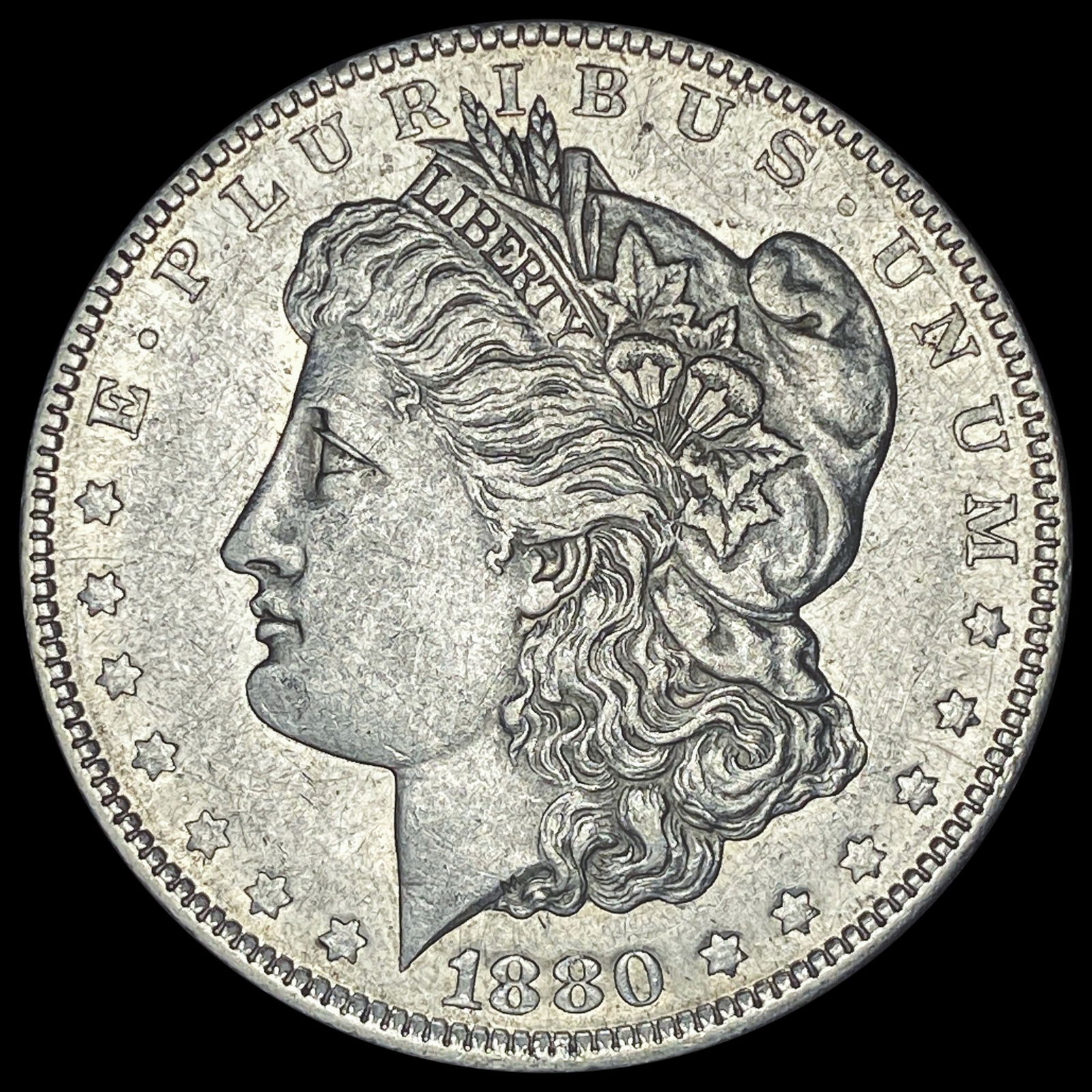 1880-O Morgan Silver Dollar CLOSE UNC (1 of 2)