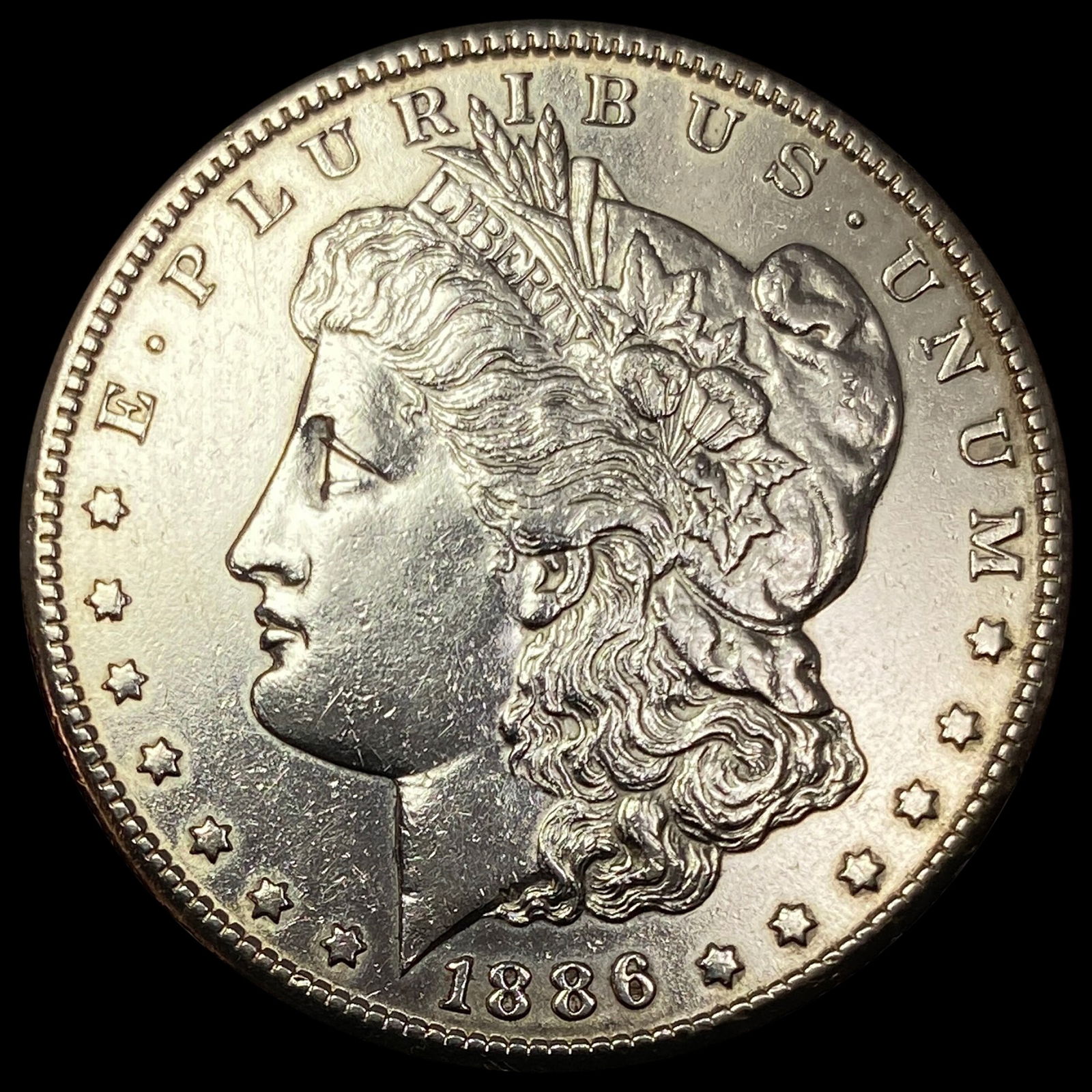 1886-S Silver Morgan Dollar CLOSELY UNCIRCULATED (1 of 2)