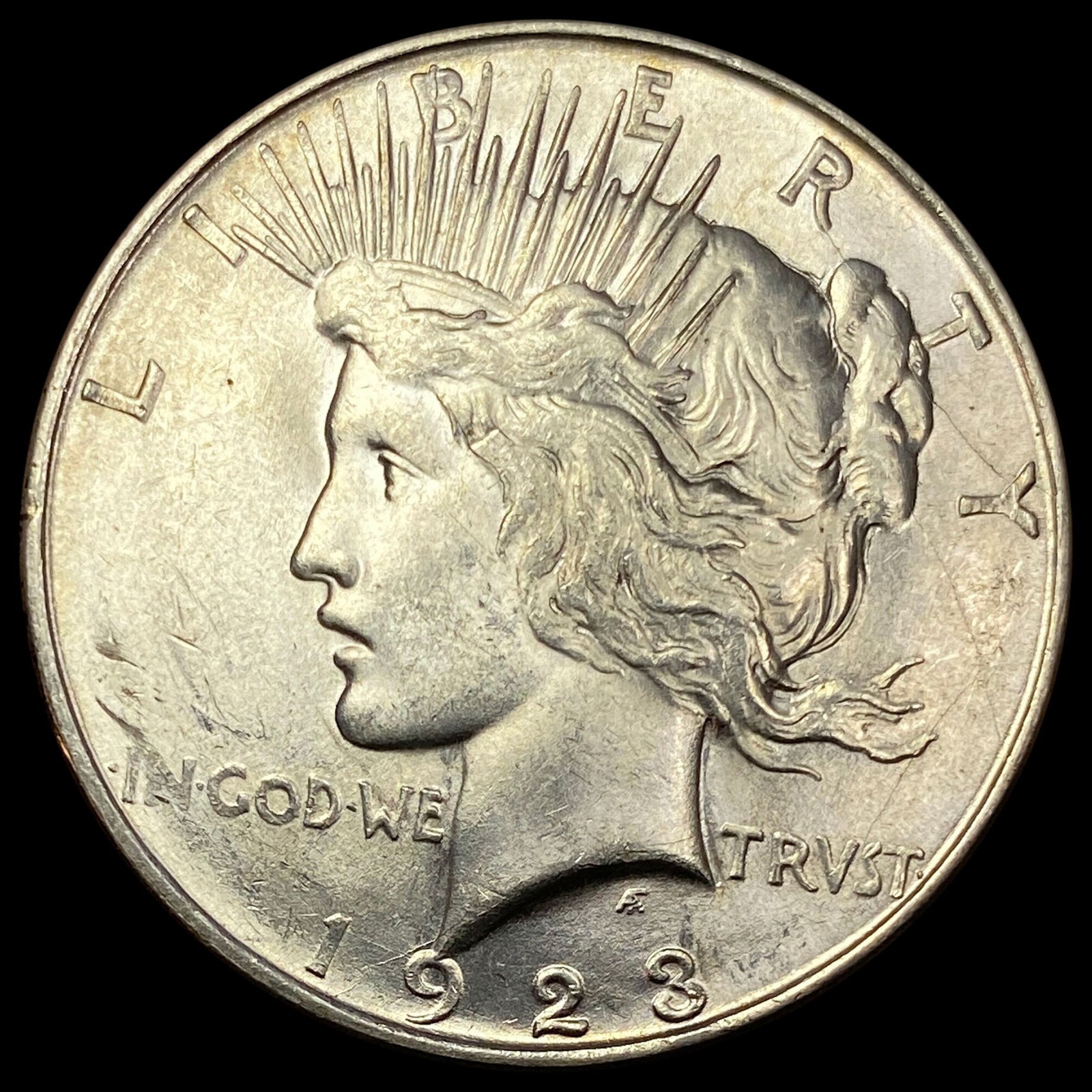 1923-D Peace Silver Dollar UNC (1 of 2)