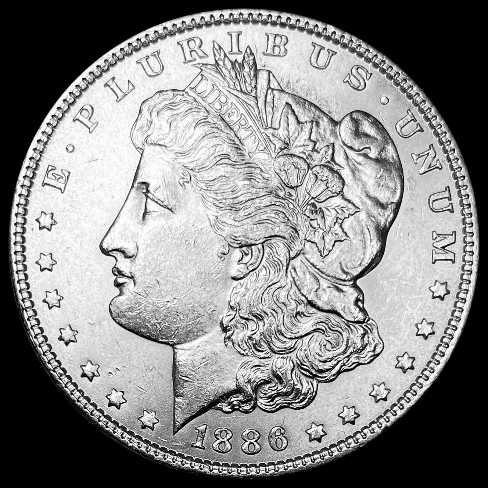 1886 Silver Morgan Dollar CHOICE BU (1 of 2)