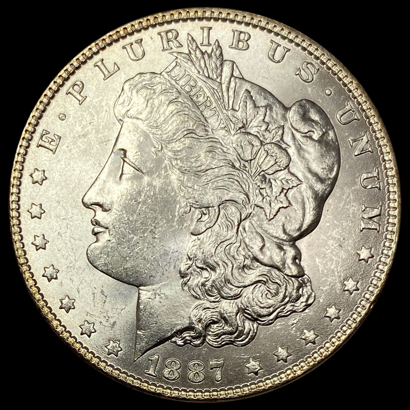 1887 Silver Morgan Dollar CHOICE BU (1 of 2)