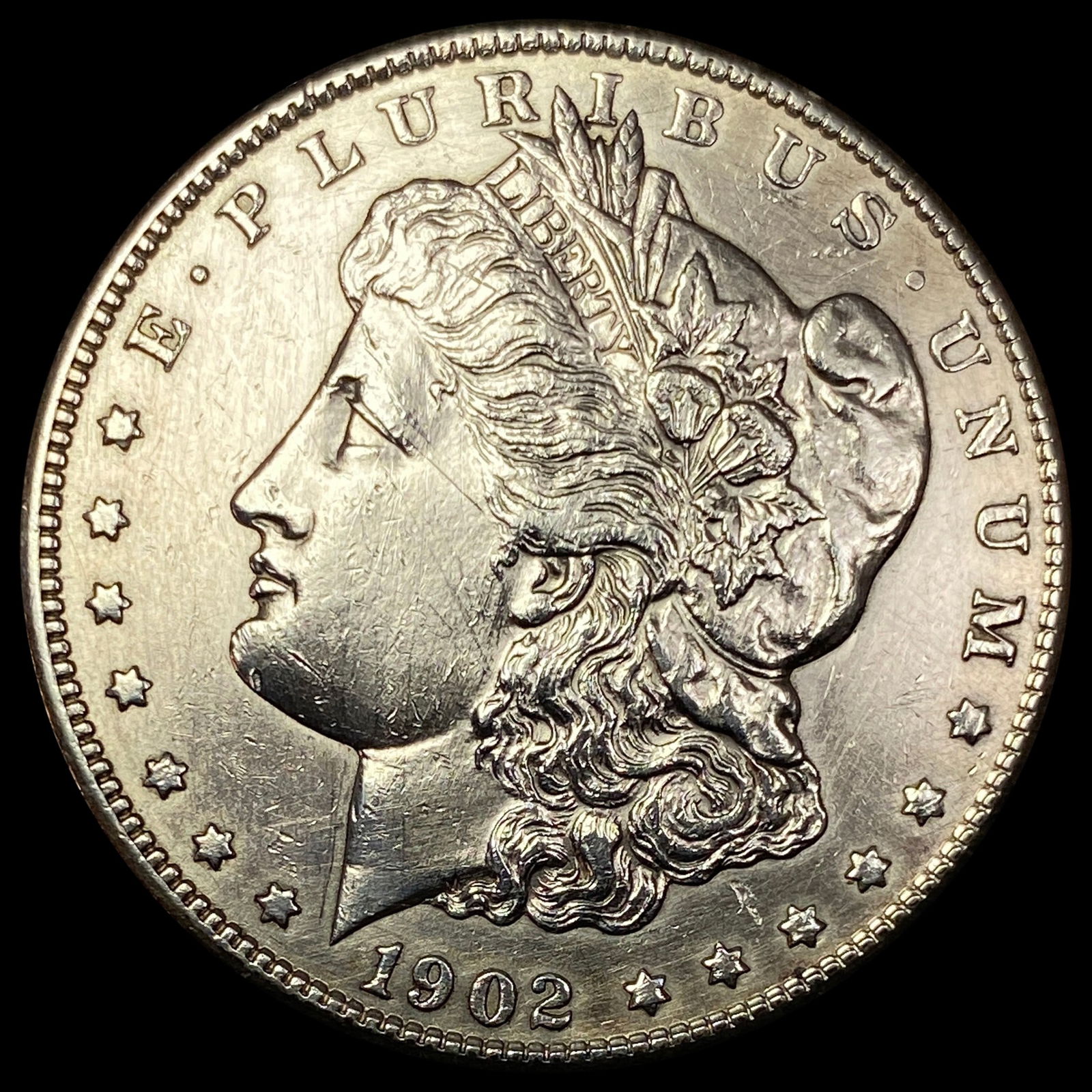 1902-S Silver Morgan Dollar CLOSELY UNCIRCULATED (1 of 2)
