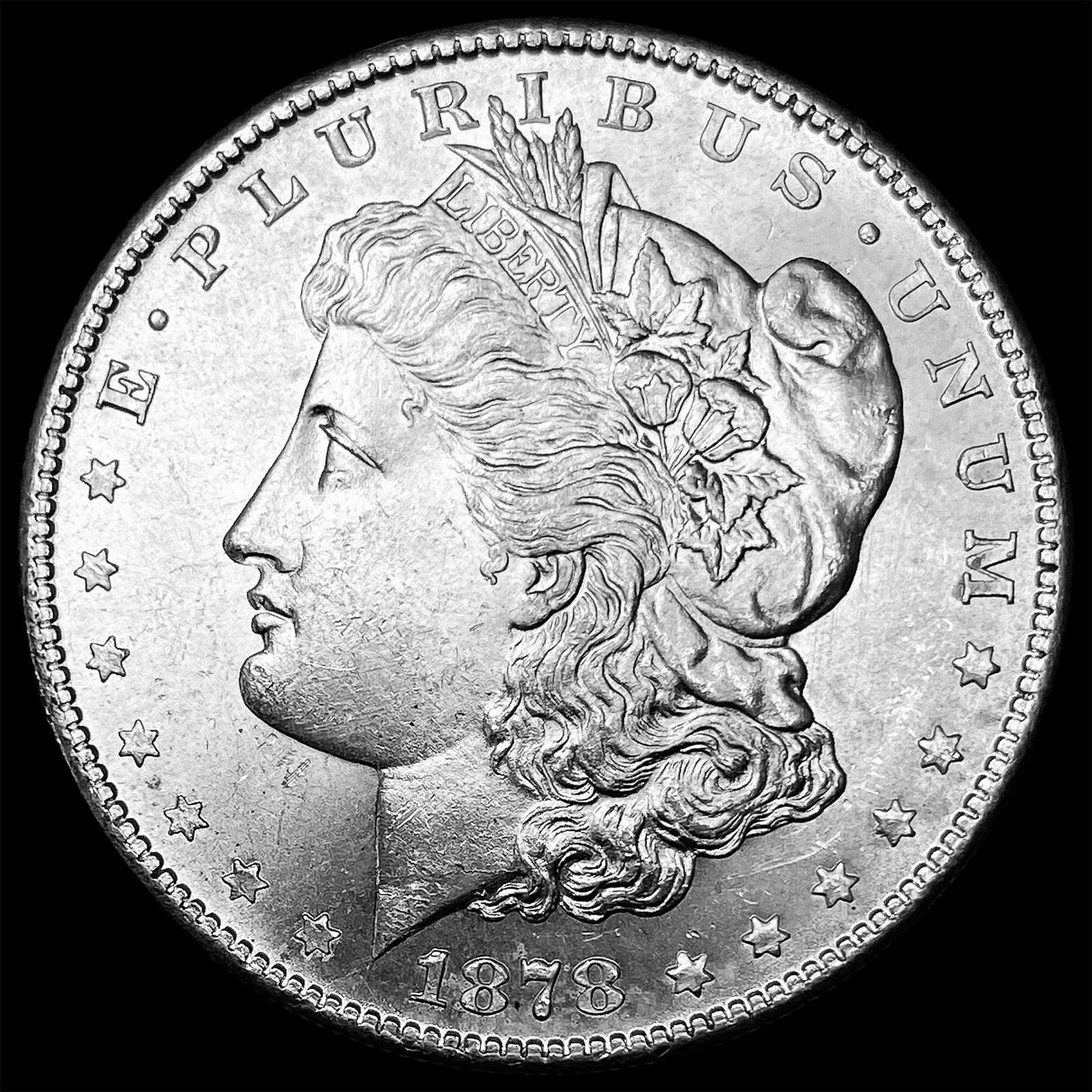 1878-S Silver Morgan Dollar CHOICE BU (1 of 2)