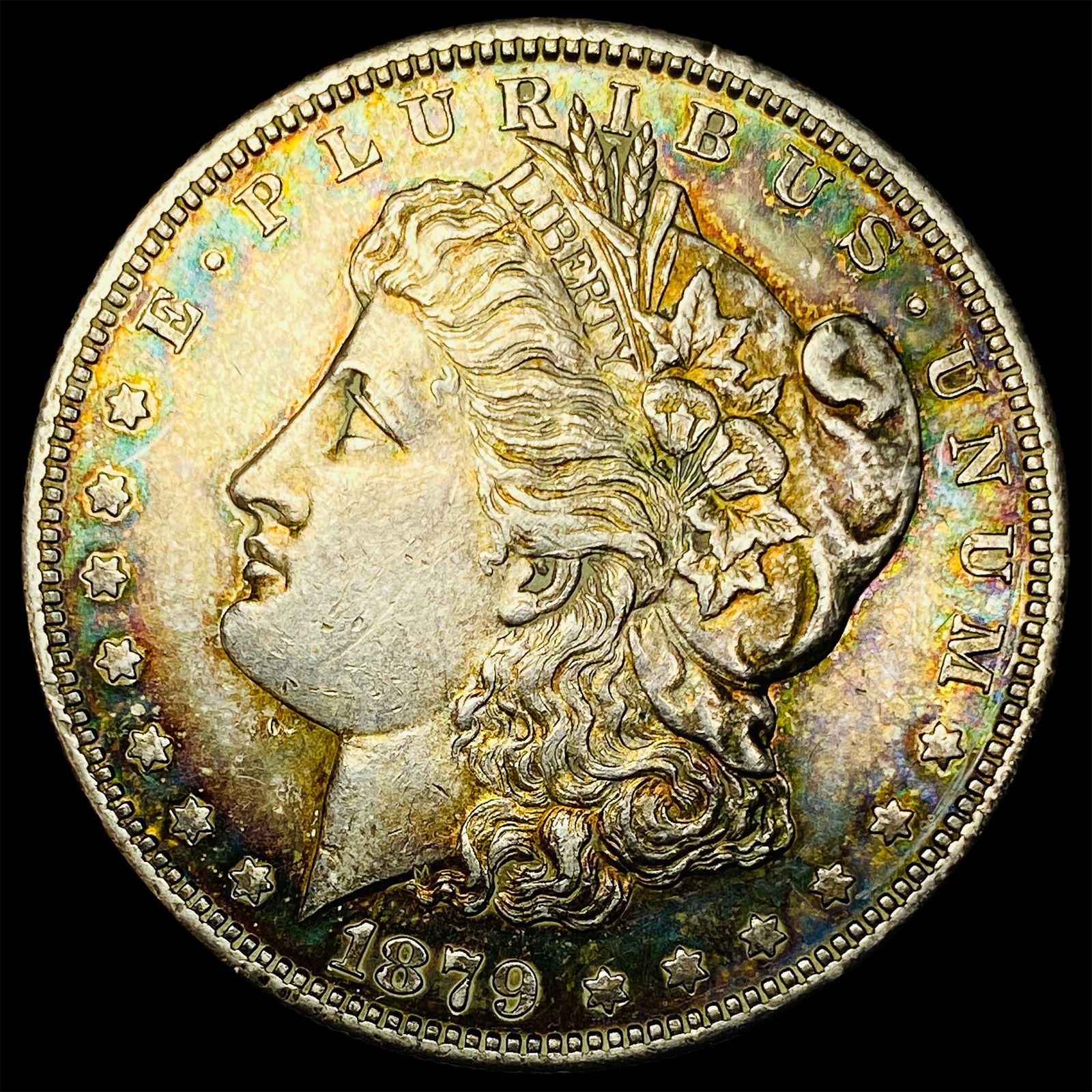1879-S Silver Morgan Dollar CLOSELY UNCIRCULATED (1 of 2)