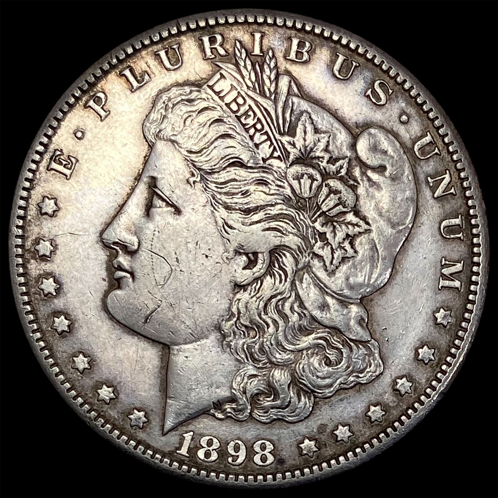 1898-S Silver Morgan Dollar NEARLY  UNCIRCULATED (1 of 2)