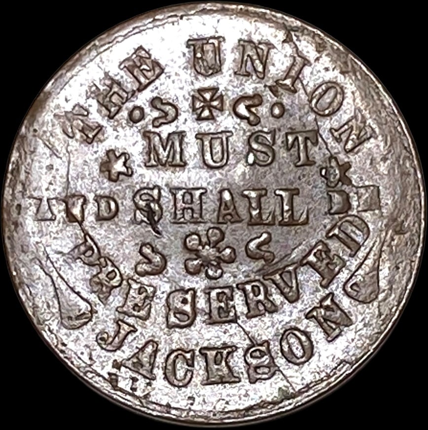 1863 Civil War Token-"The Flag of Our Union"  HIGH GRADE (1 of 2)