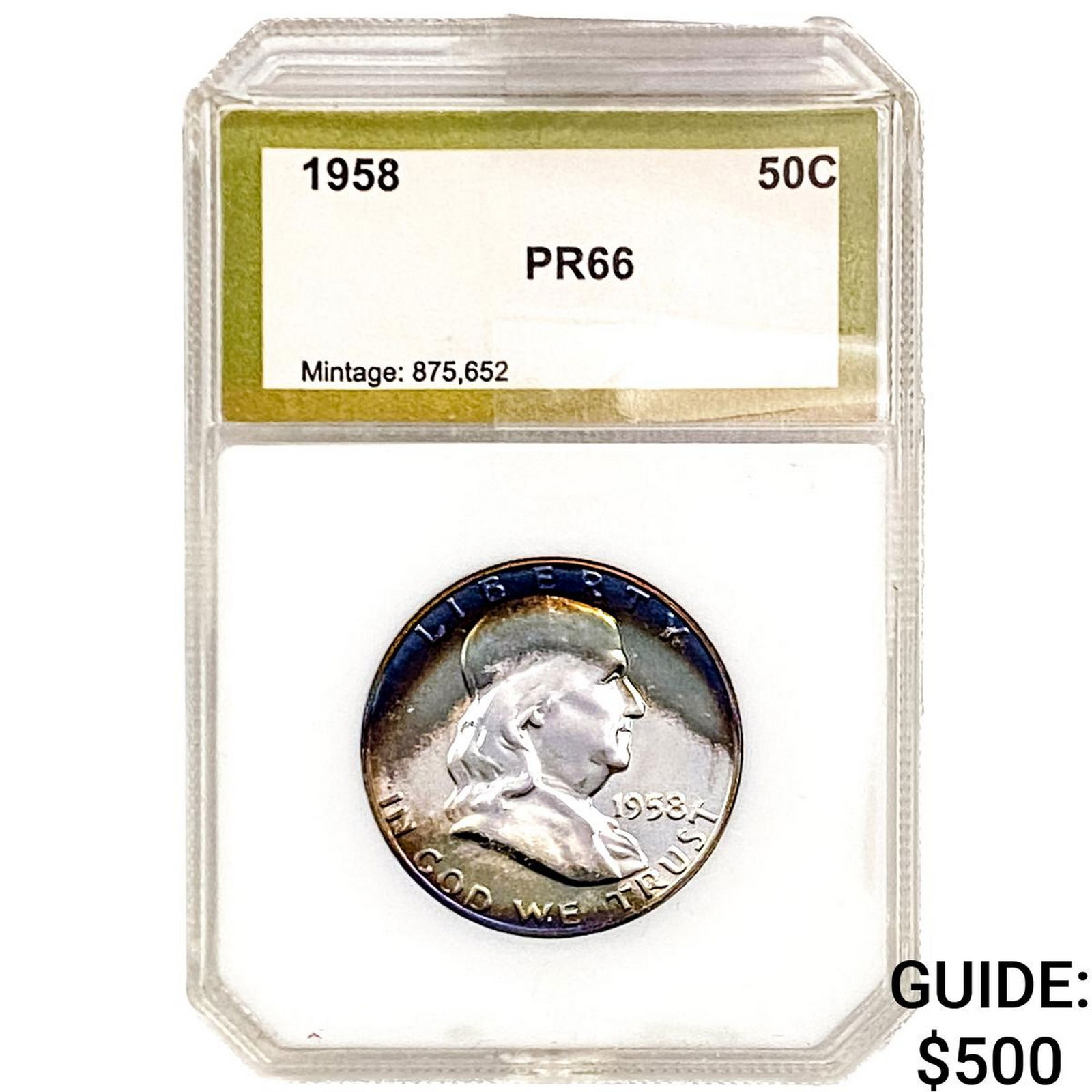 1958 Franklin Half Dollar PCI PR66 (1 of 2)