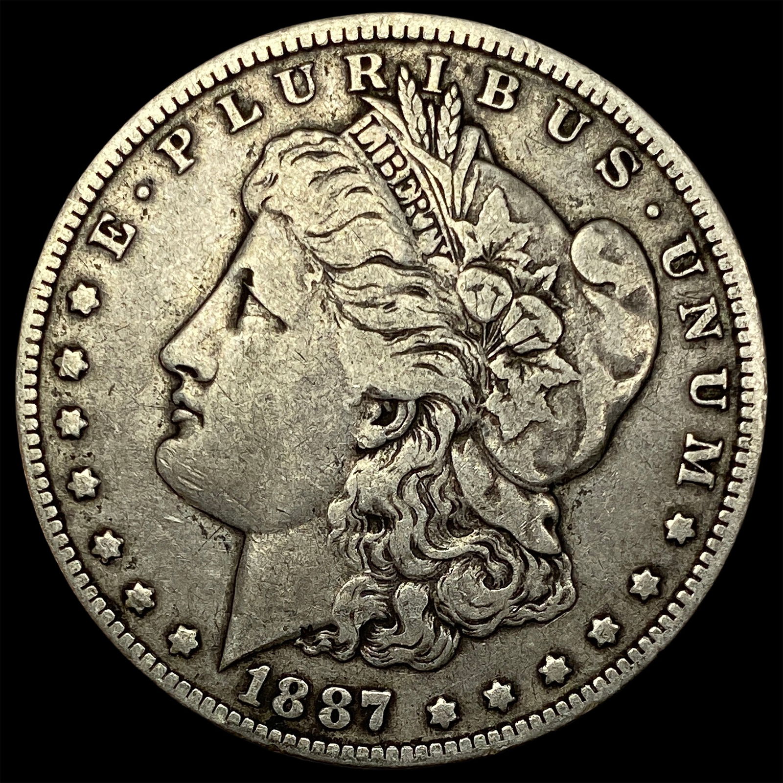 1887-O Silver Morgan Dollar LIGHTLY CIRCULATED (1 of 2)