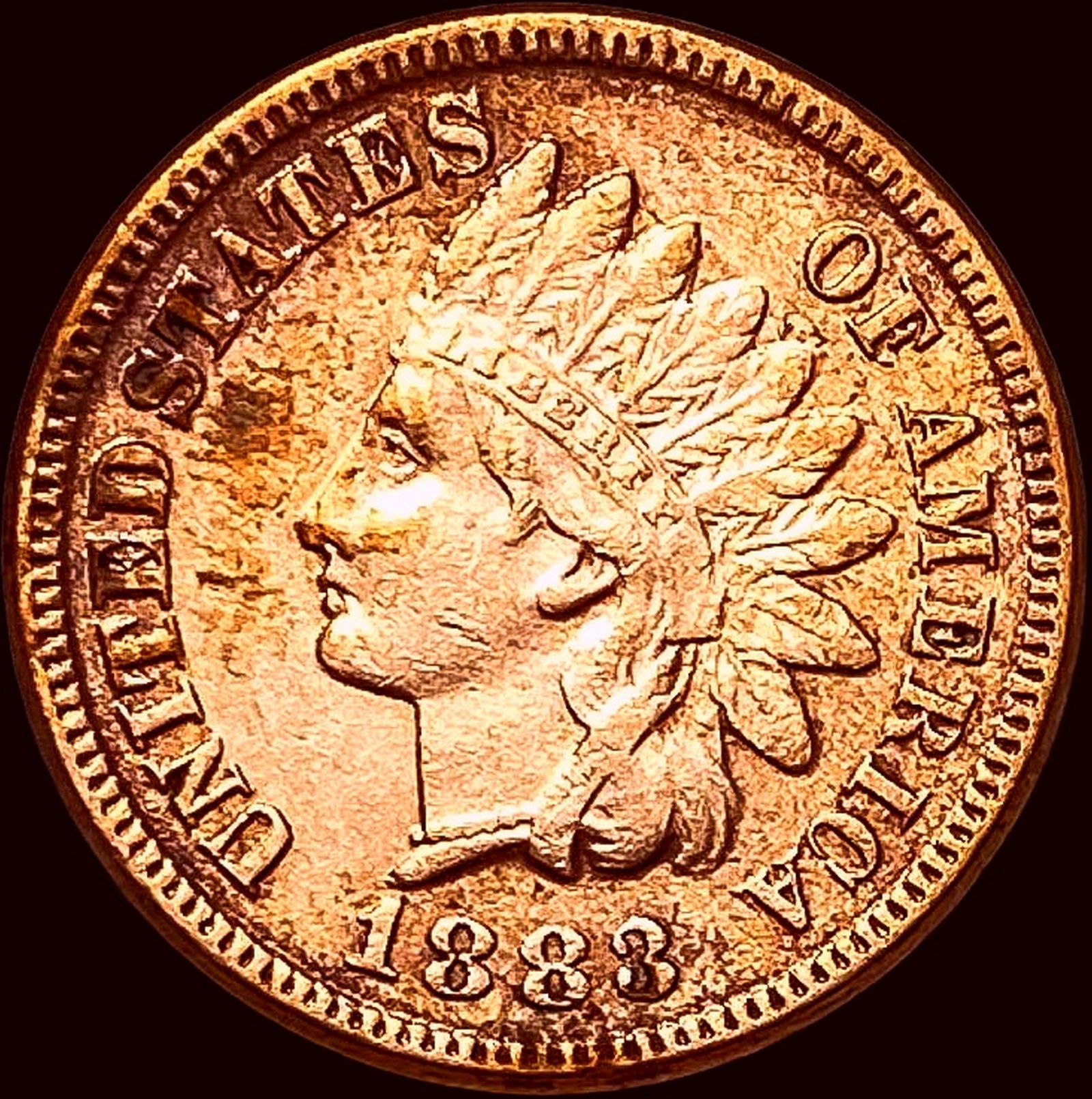 1883 Indian Head Cent UNCIRCULATED (1 of 2)