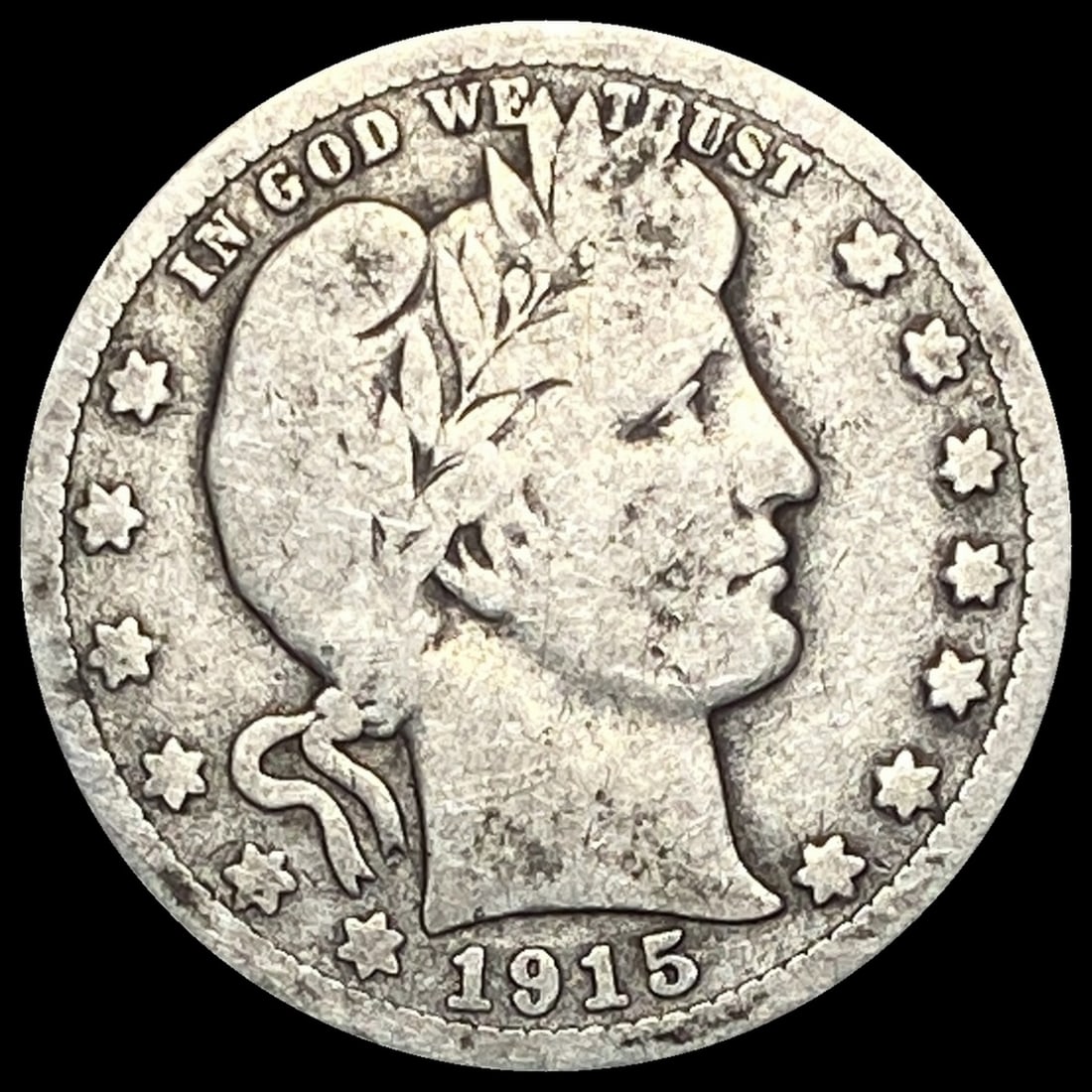 1915-S Barber Silver Quarter HIGH GRADE (1 of 2)