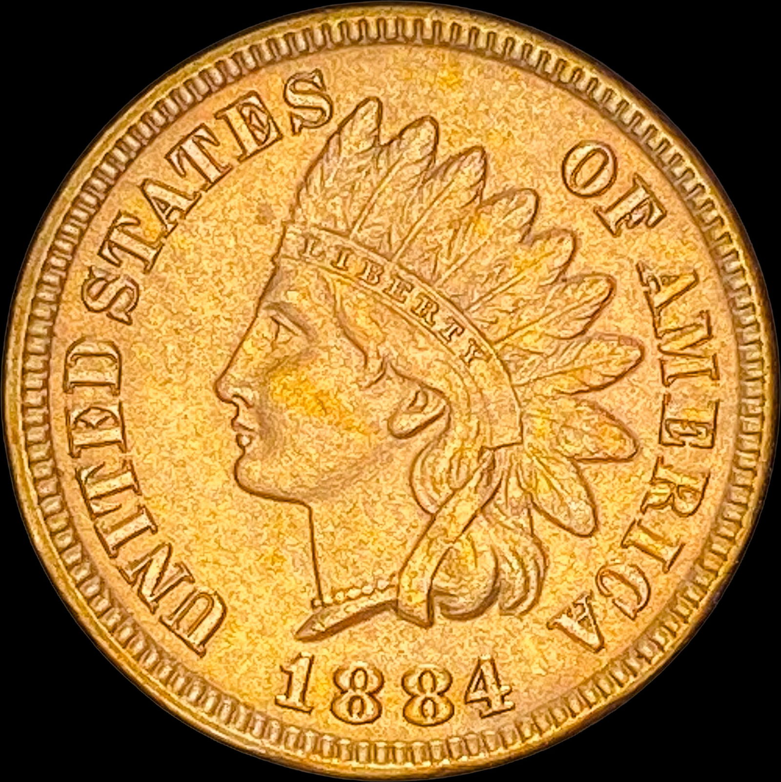 1884 Indian Head Cent CHOICE BU (1 of 2)